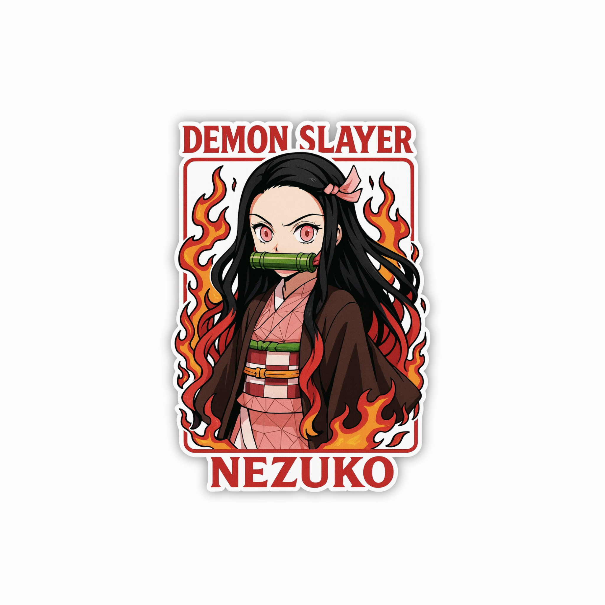Nezuko Demon Slayer Poster Sticker