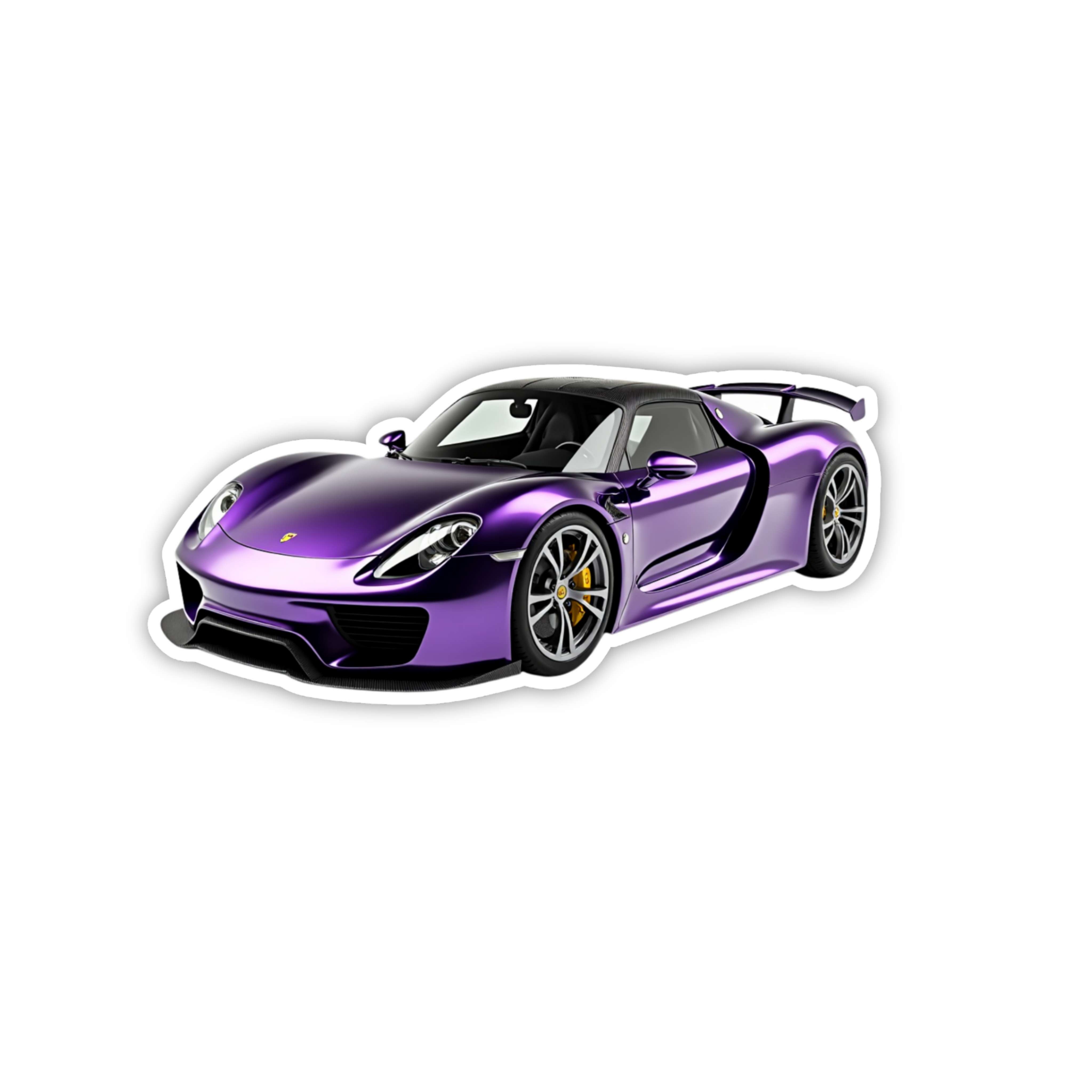 Hot Wheels Supercar Design #37 Premium Car Sticker