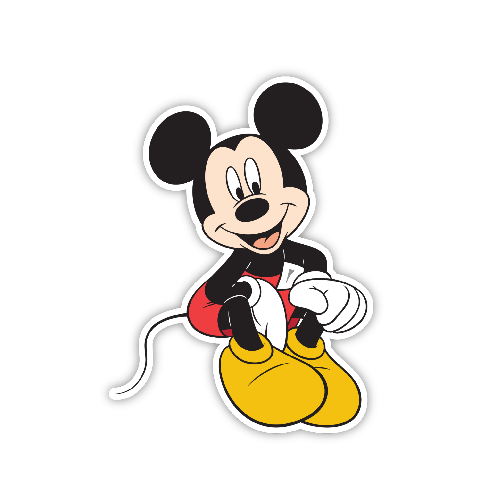Mickey Standing Smile Sticker
