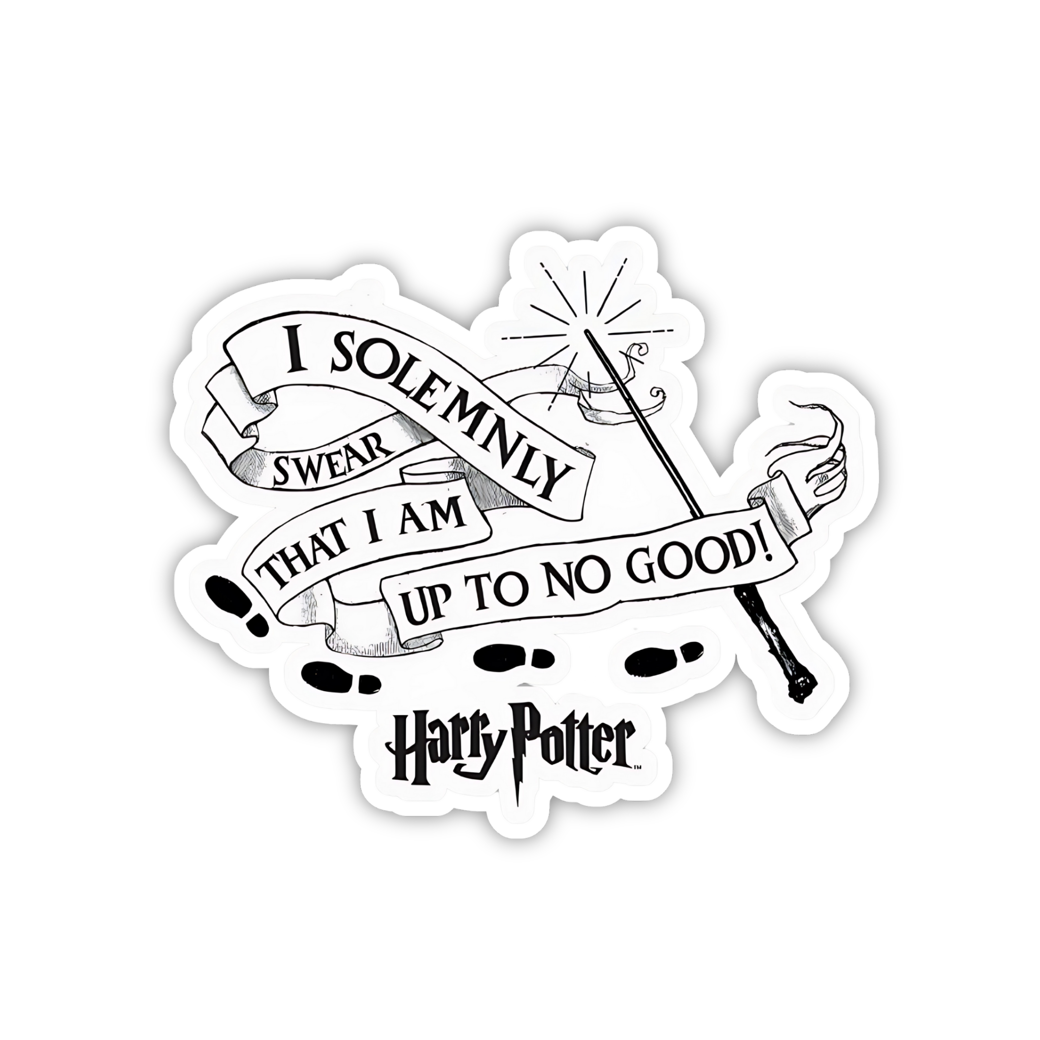 I Solemnly Swear Parody Quote Sticker
