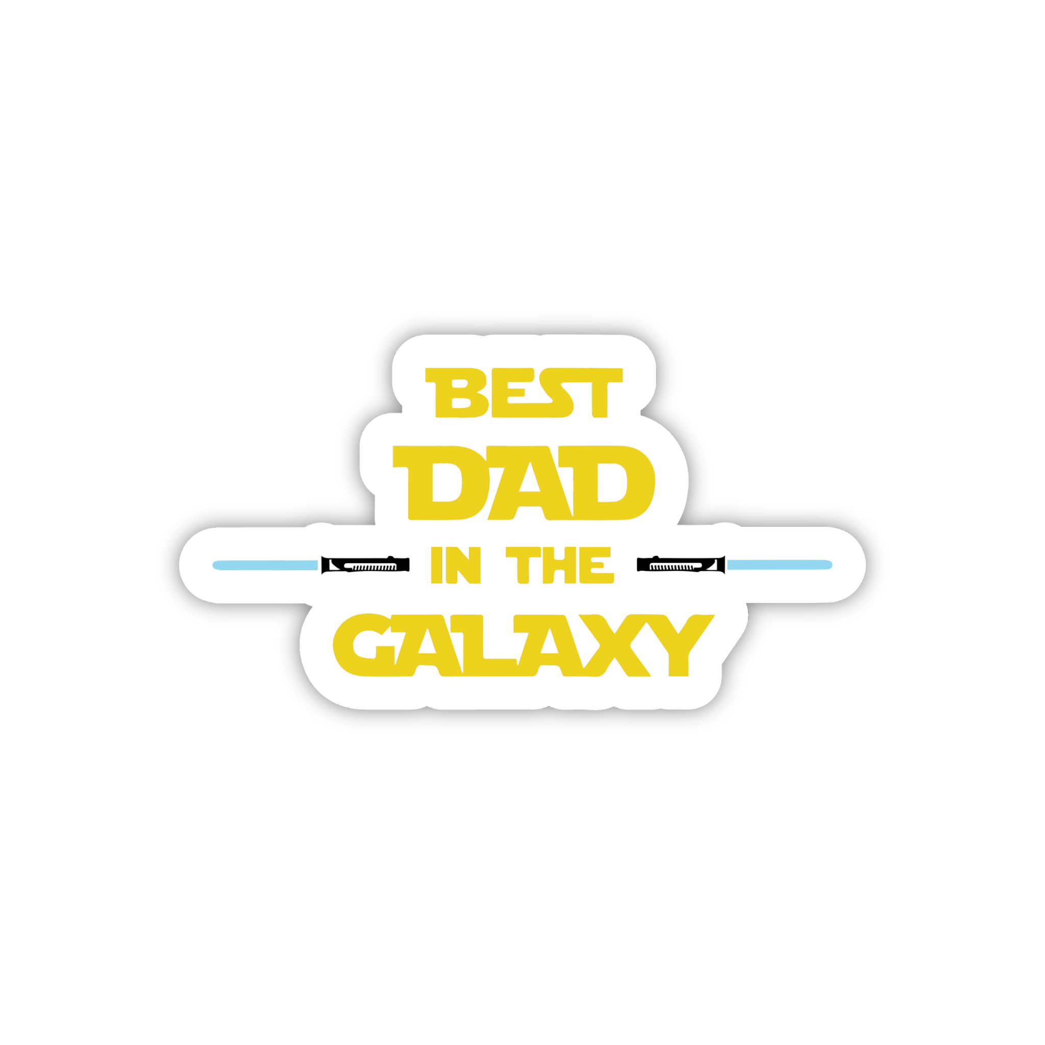 Best Dad In The Galaxy Sticker