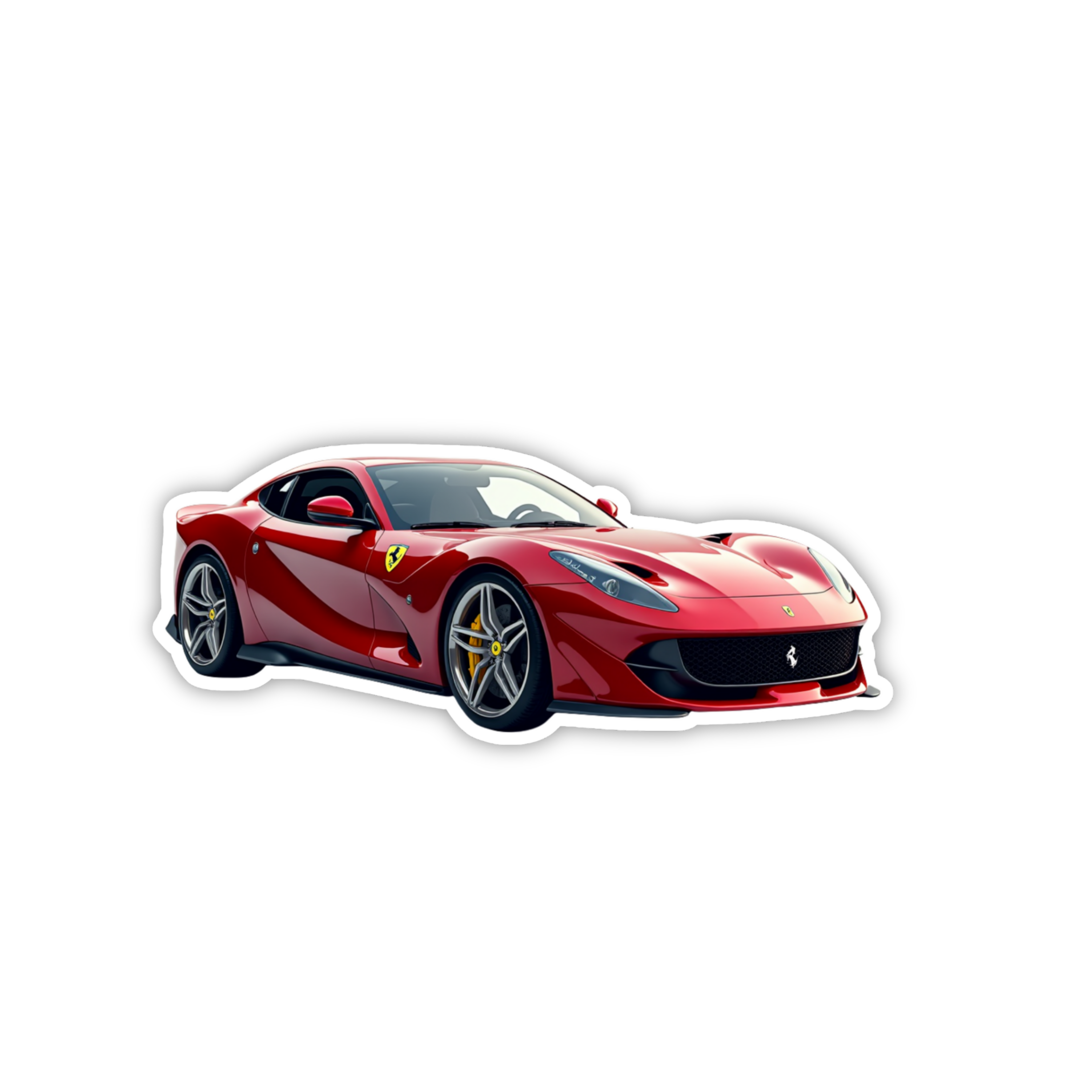 Hot Wheels Supercar Design #38 Premium Car Sticker