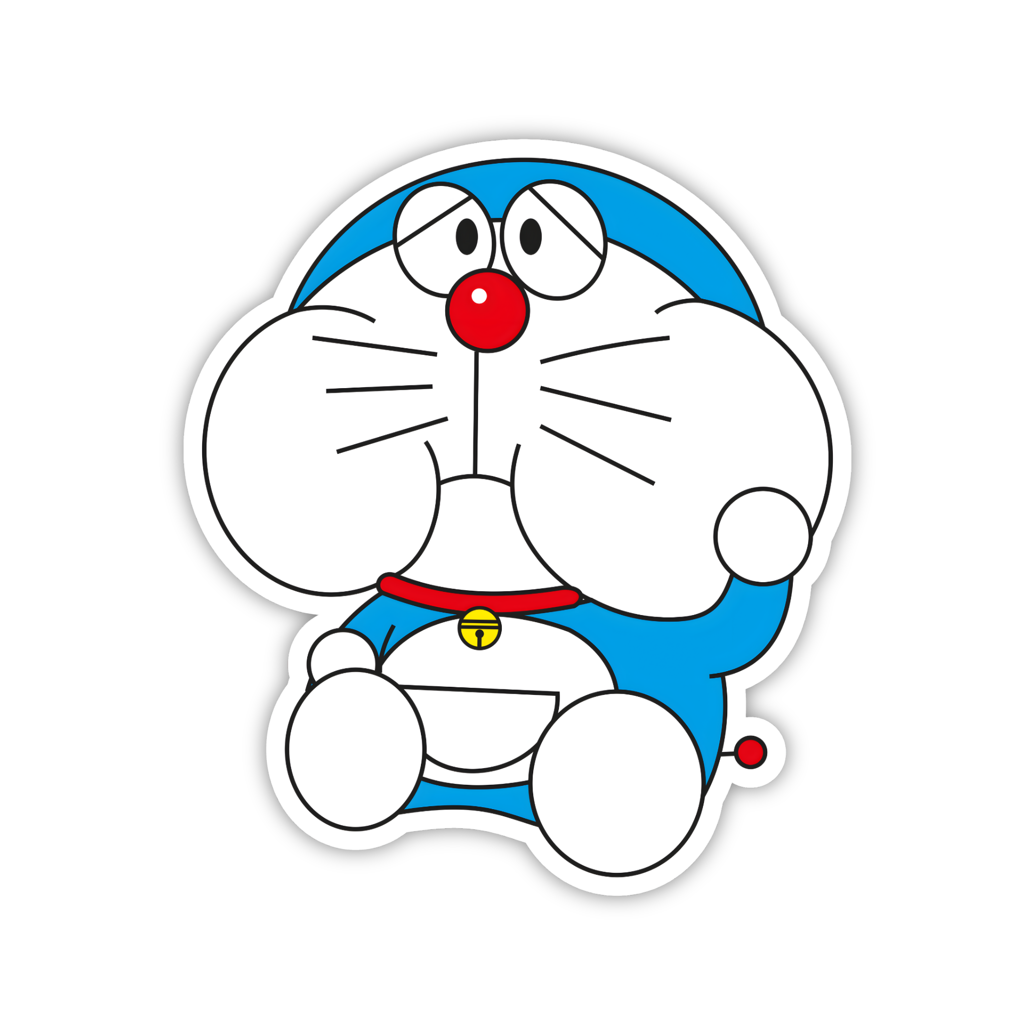 Doraemon Shy Face Sticker