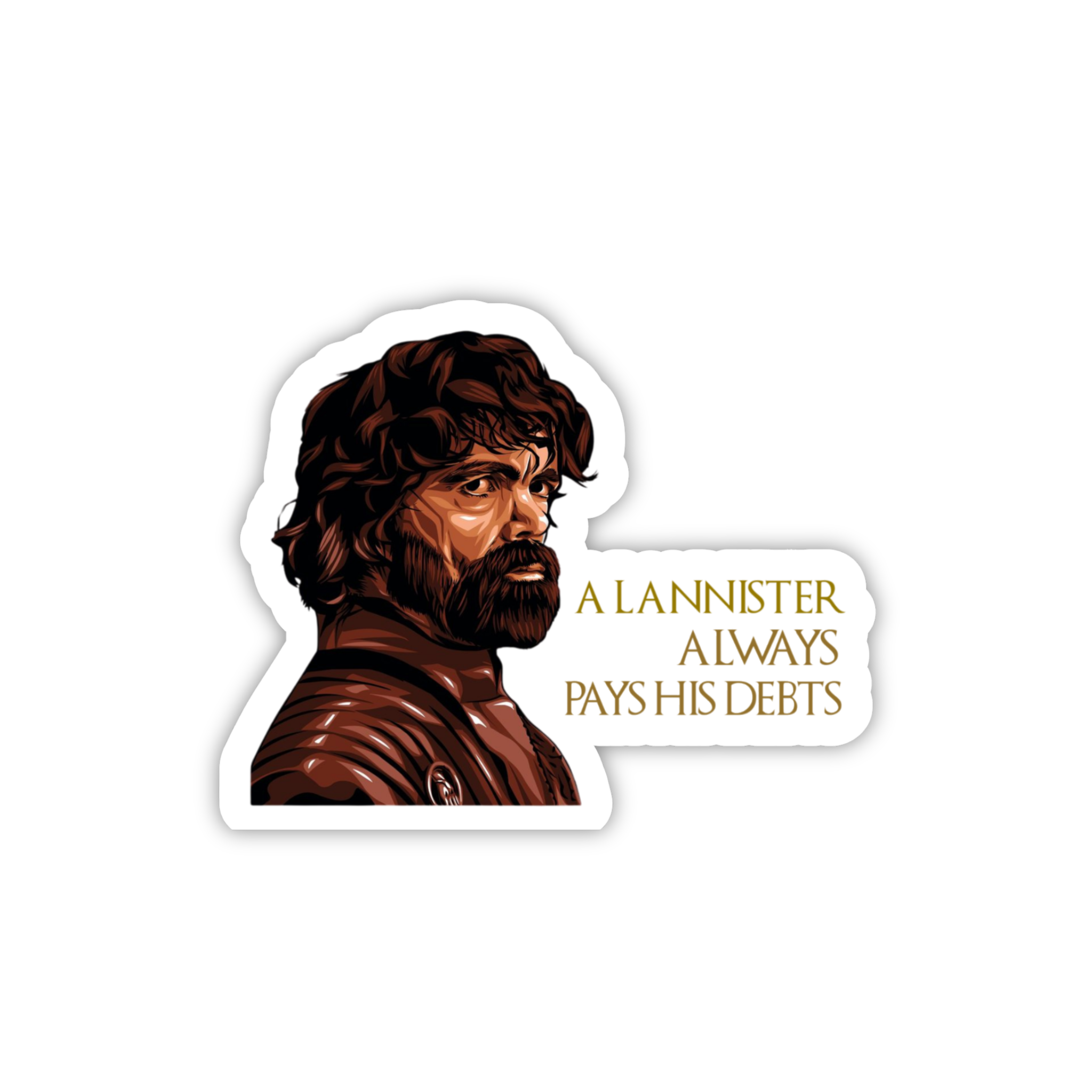 Lannister Always Pays His Debts Sticker