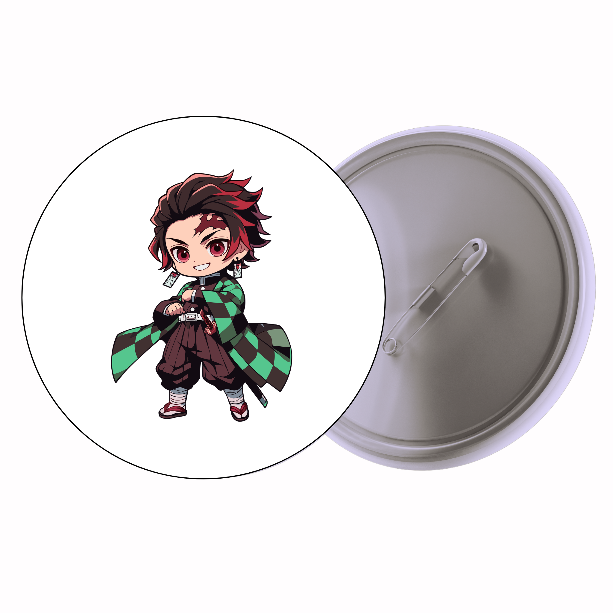 Demon Slayer Tanjiro Kamado (Chibi) Anime Pin Badge