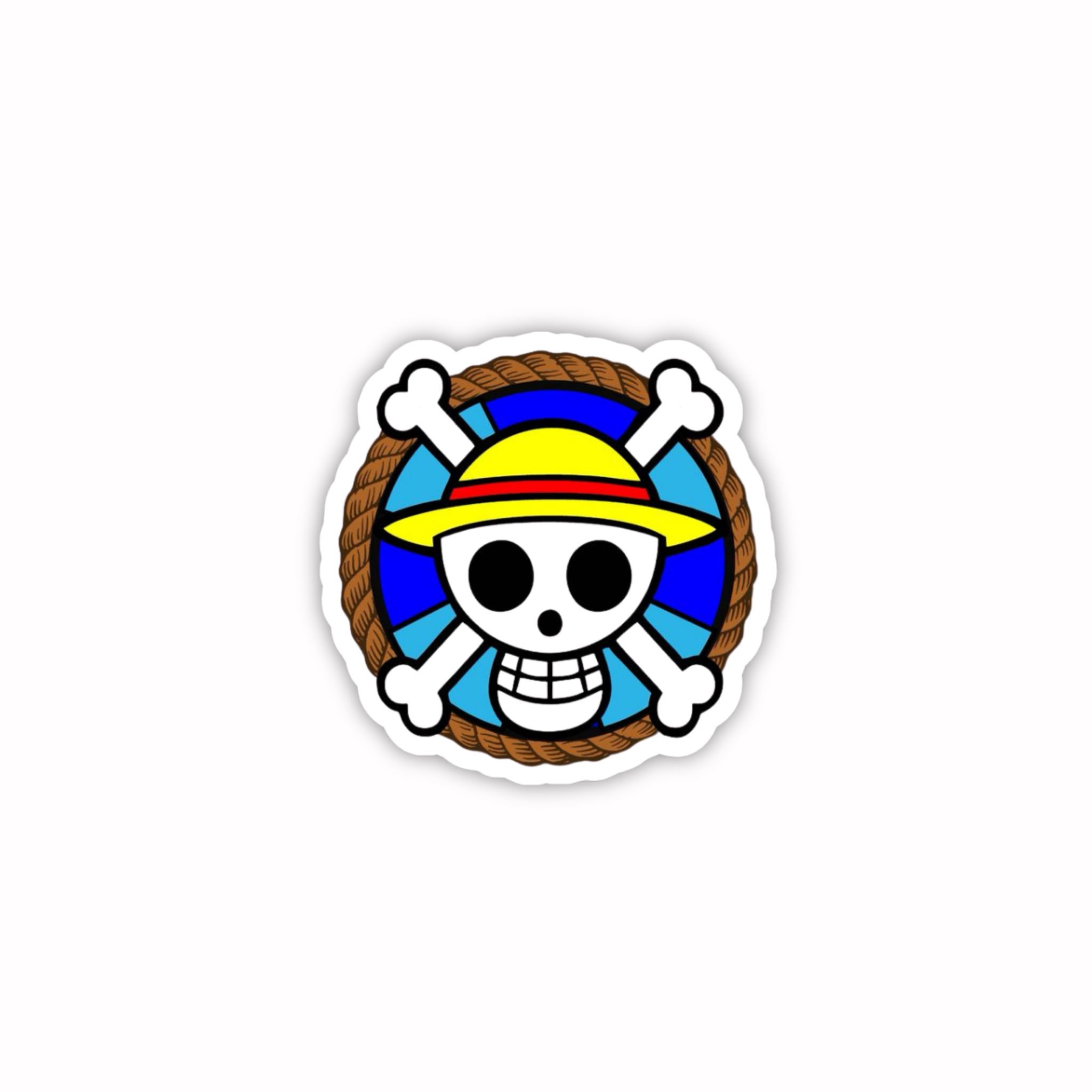 Straw Hat Pirates Jolly Roger Logo Sticker