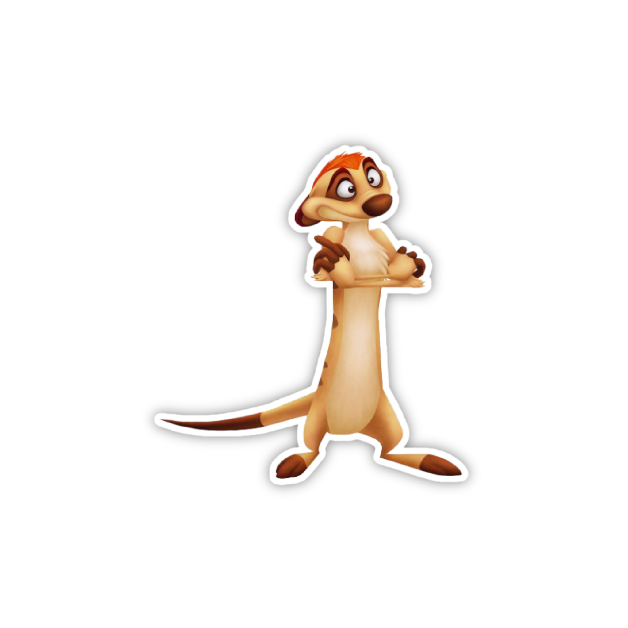 Meerkat Timon Classic Pose Sticker