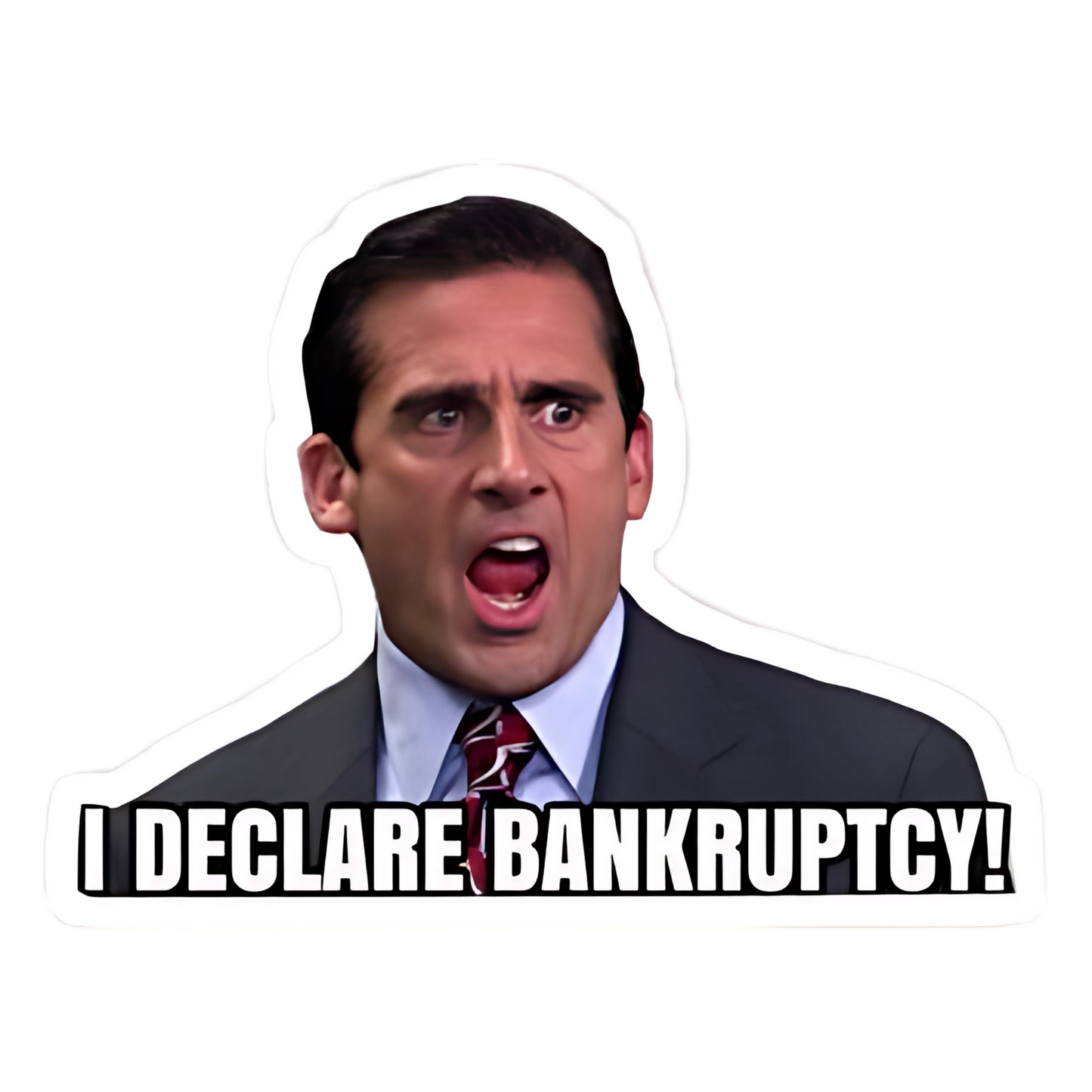 The Office Stickers - "I Declare Bankruptcy!"