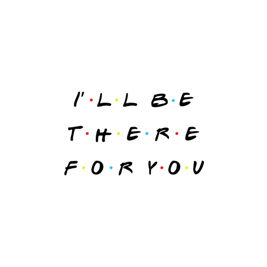 Friends TV Show Poster – Iconic Sitcom Wall Art for Fans – I’ll Be There For You