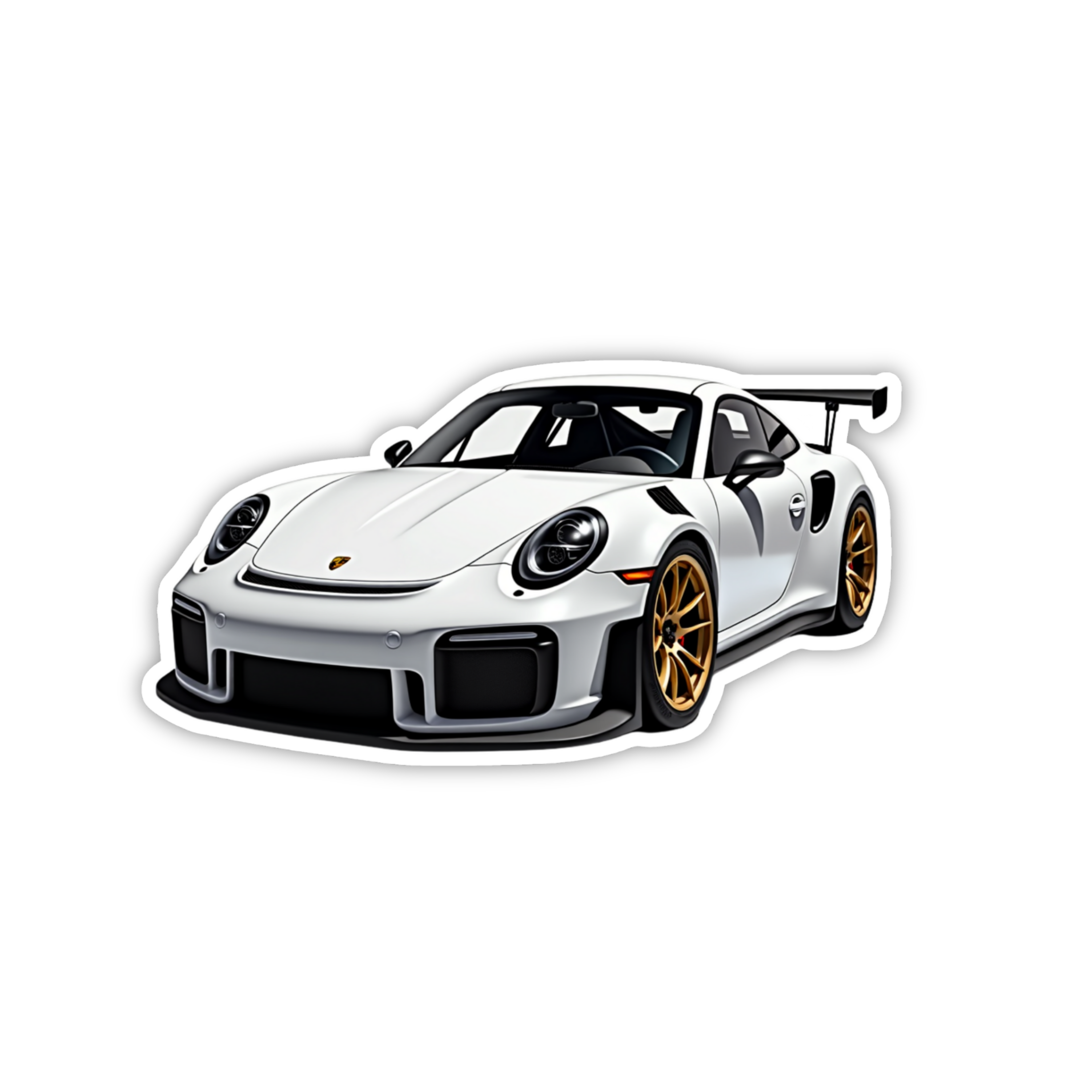 Hot Wheels Supercar Design #3 Premium Car Sticker