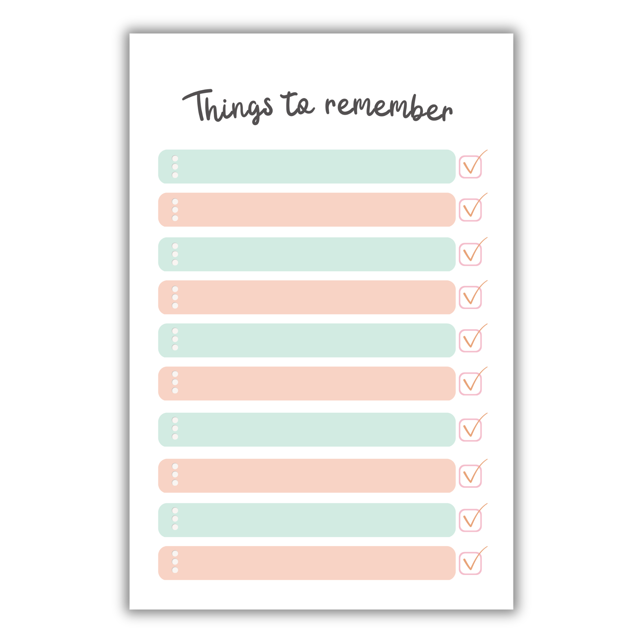 Mini Magnetic Planner