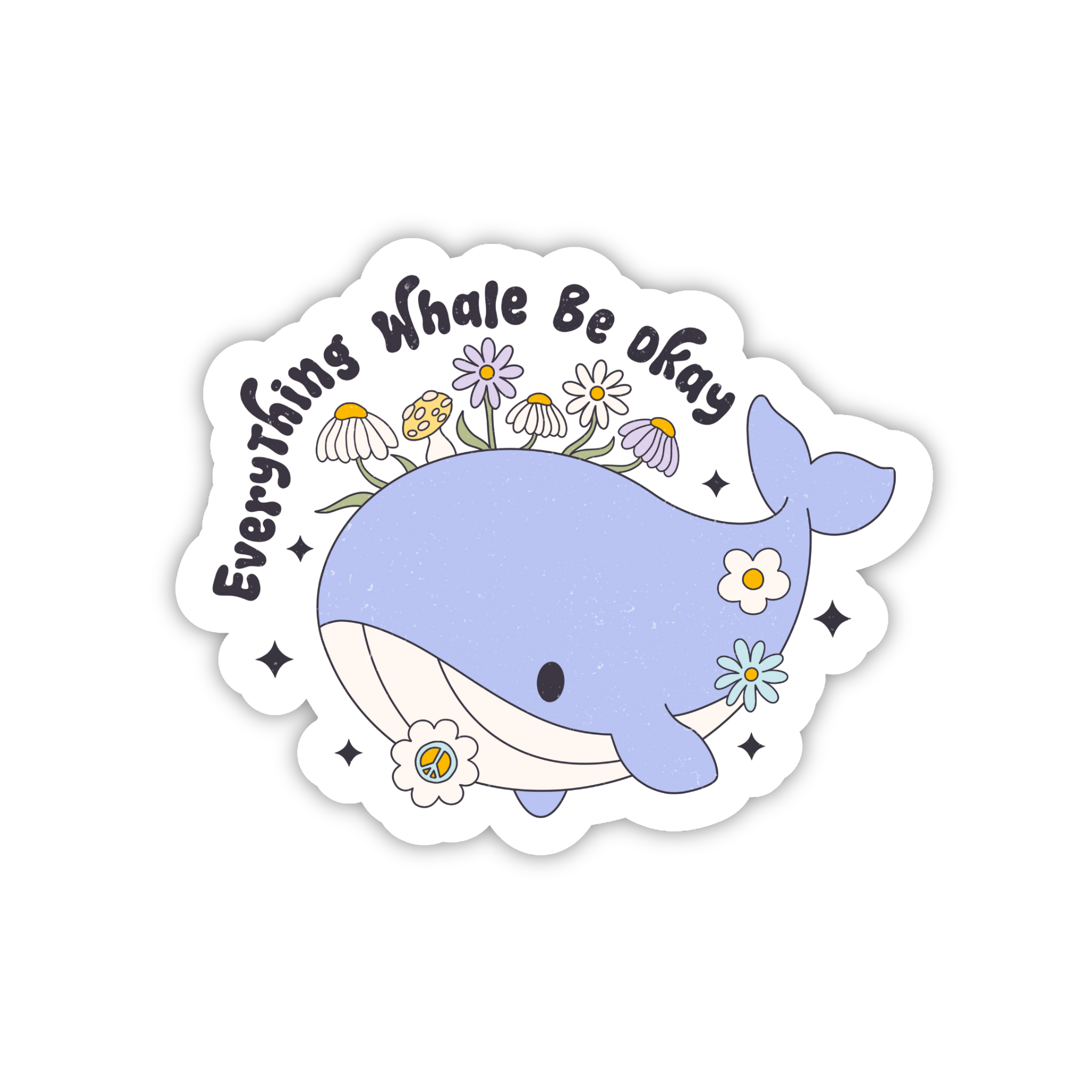 Don't Hate Be A Friend Whale Positivity Sticker
