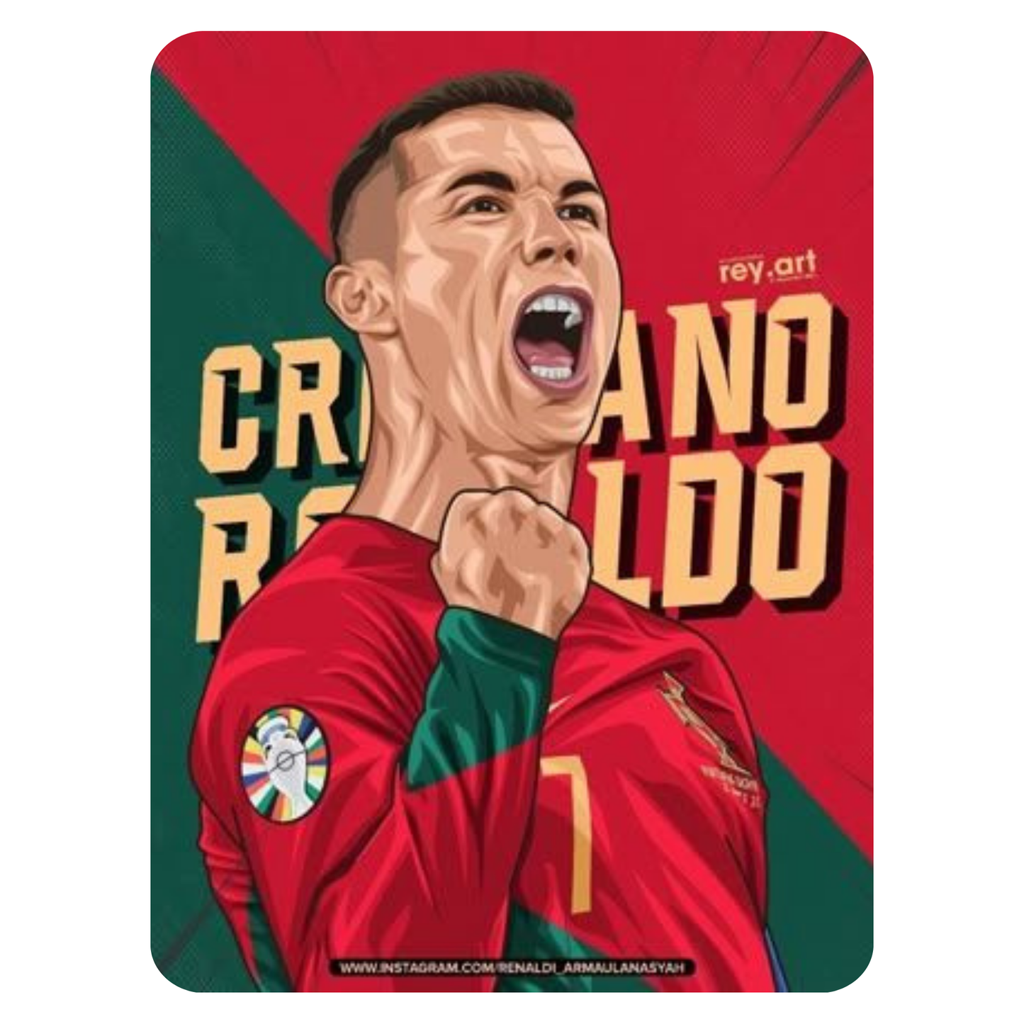 Cristiano Ronaldo Stickers – Football Star Iconic Poses Collection