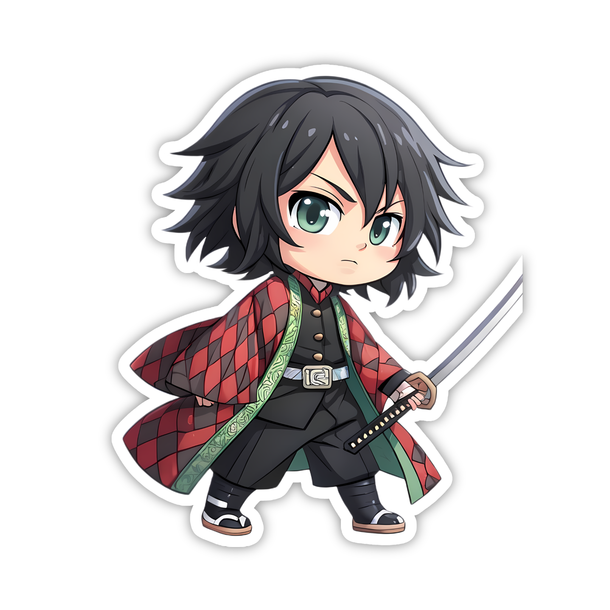 Giyu Tomioka Chibi Sticker (Haori)
