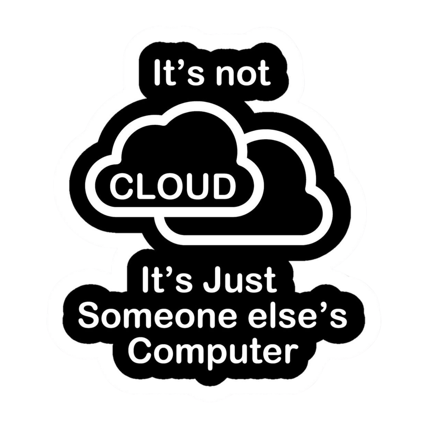 Coding Stickers - Cloud Reality Check