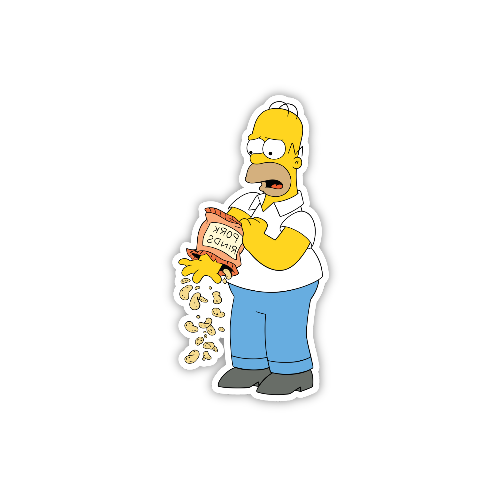 Animated Yellow Family Pose 40 Cartoon Sticker