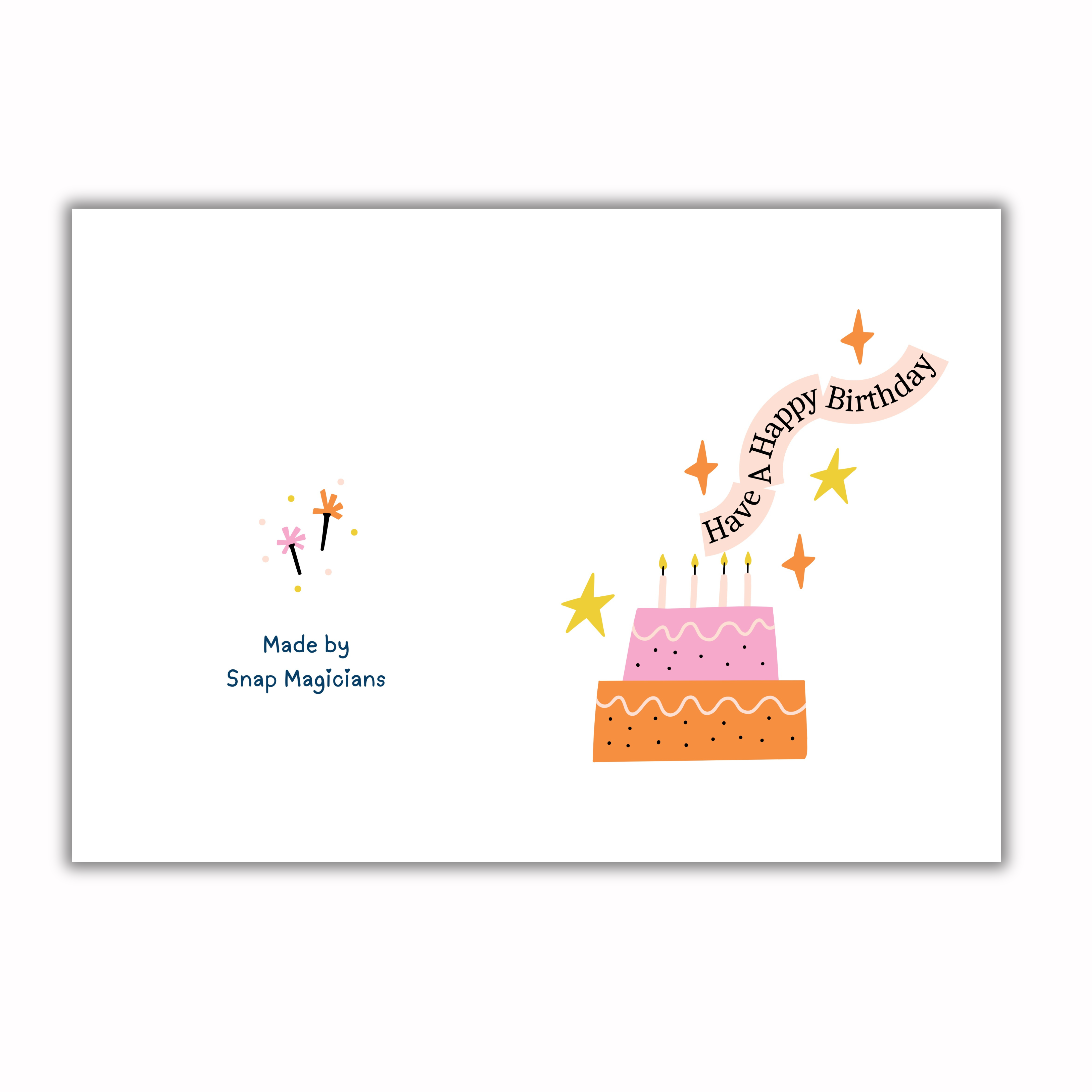 Set of 5 Birthday Foldable Cards