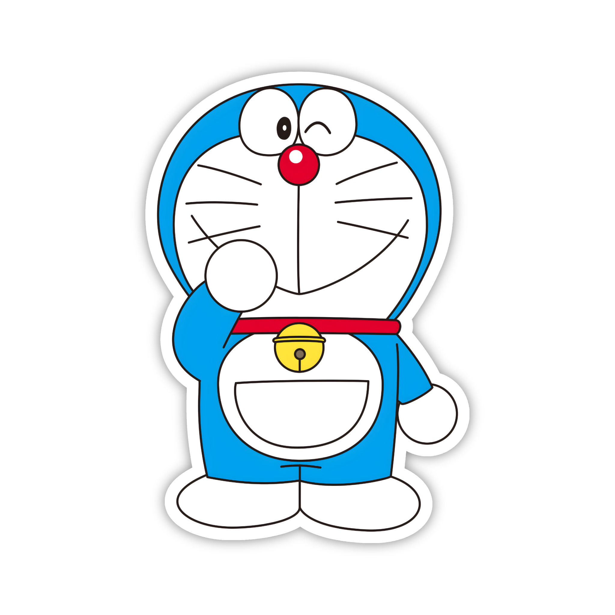 Doraemon Classic Smile Pose Sticker
