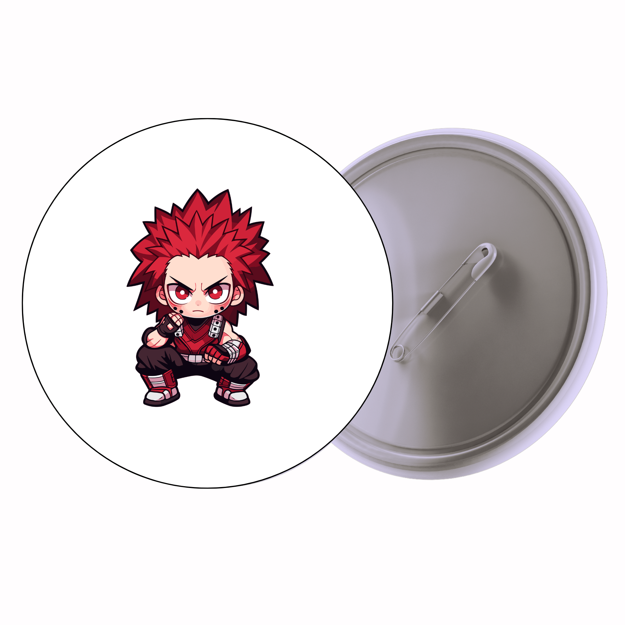 My Hero Academia Eijiro Kirishima (Chibi) Anime Pin Badge