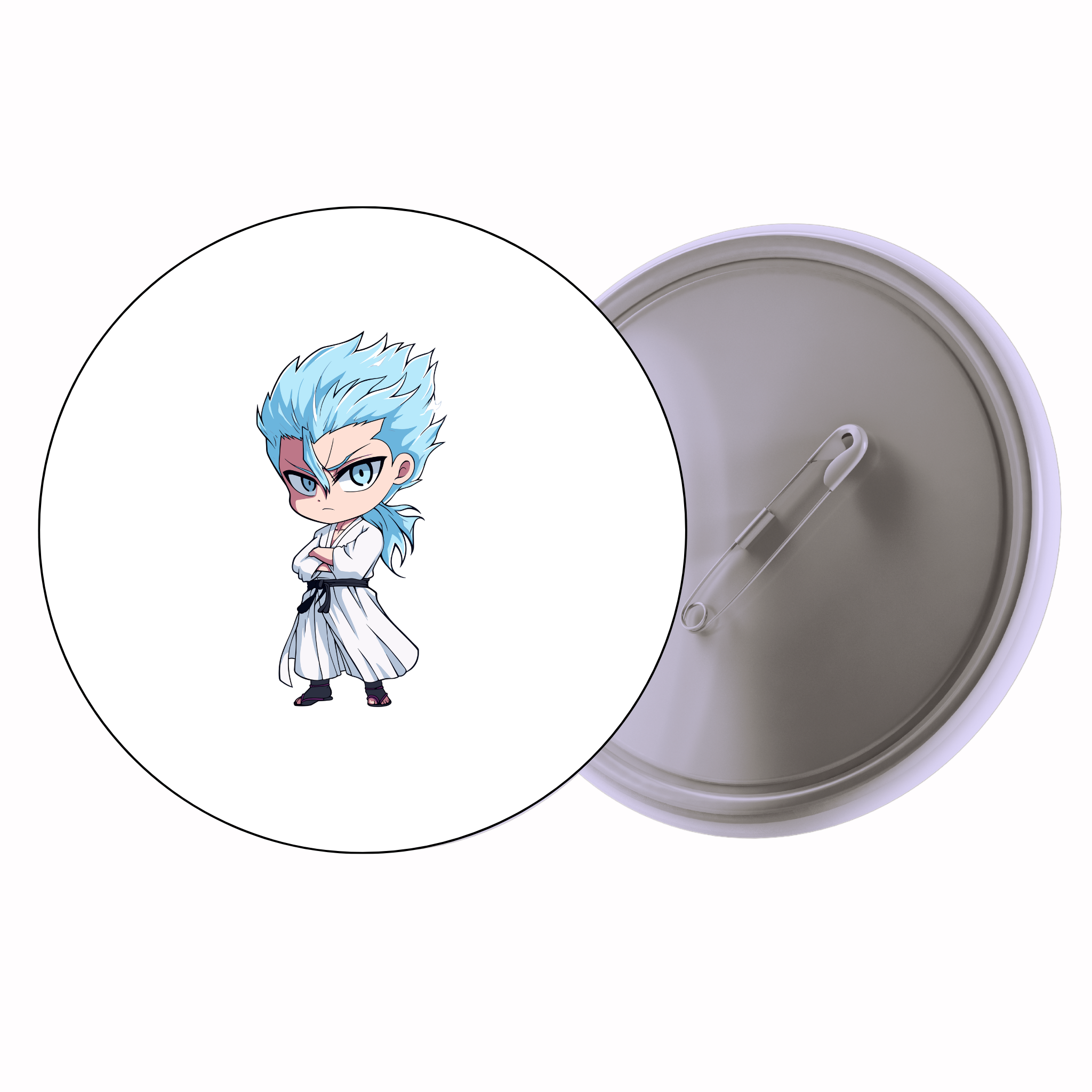 Bleach Grimmjow Jaegerjaquez (Chibi) Anime Pin Badge