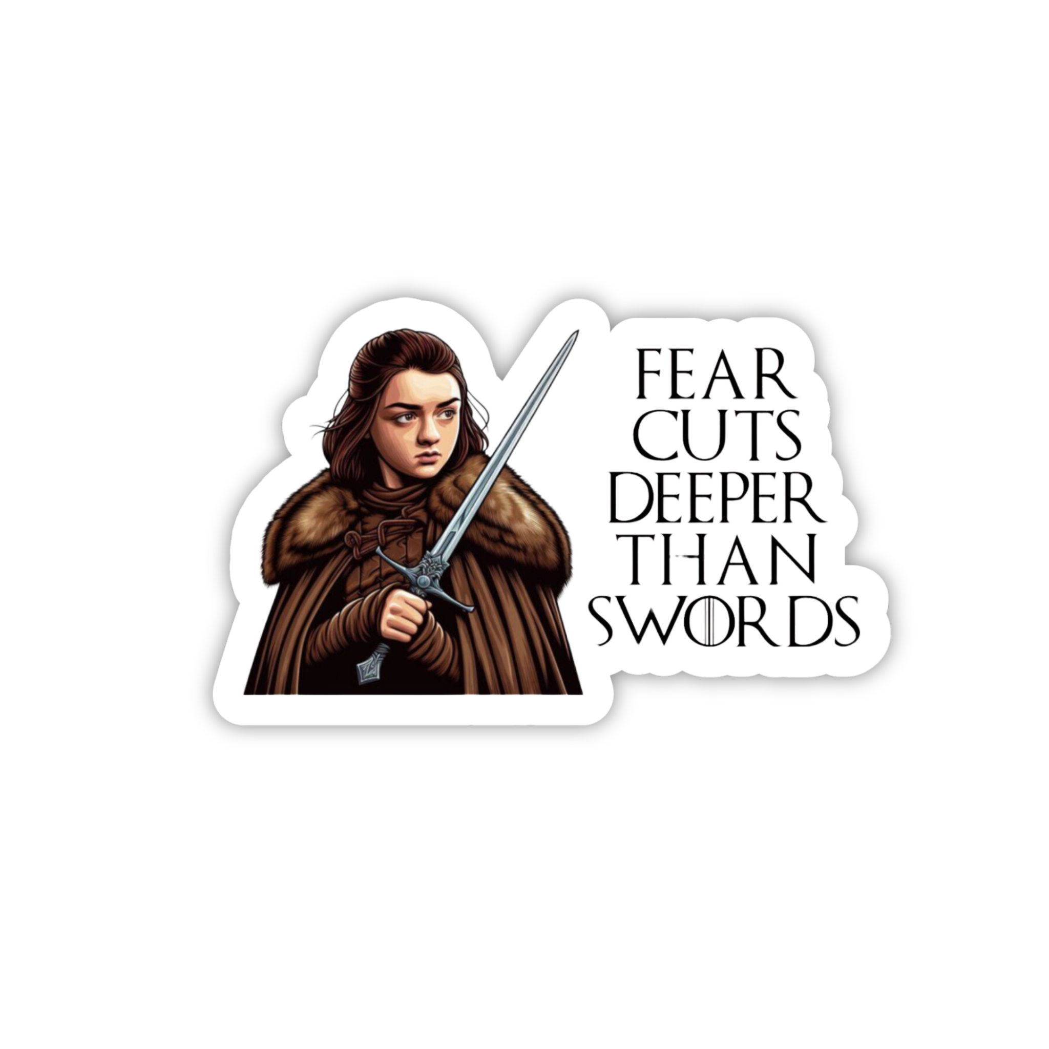 Fear Cuts Deeper Dark Version Sticker