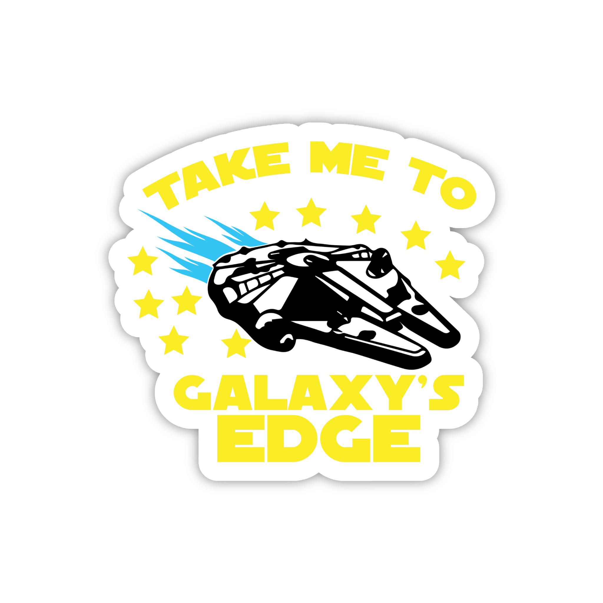 Take Me To Galaxy's Edge Sticker