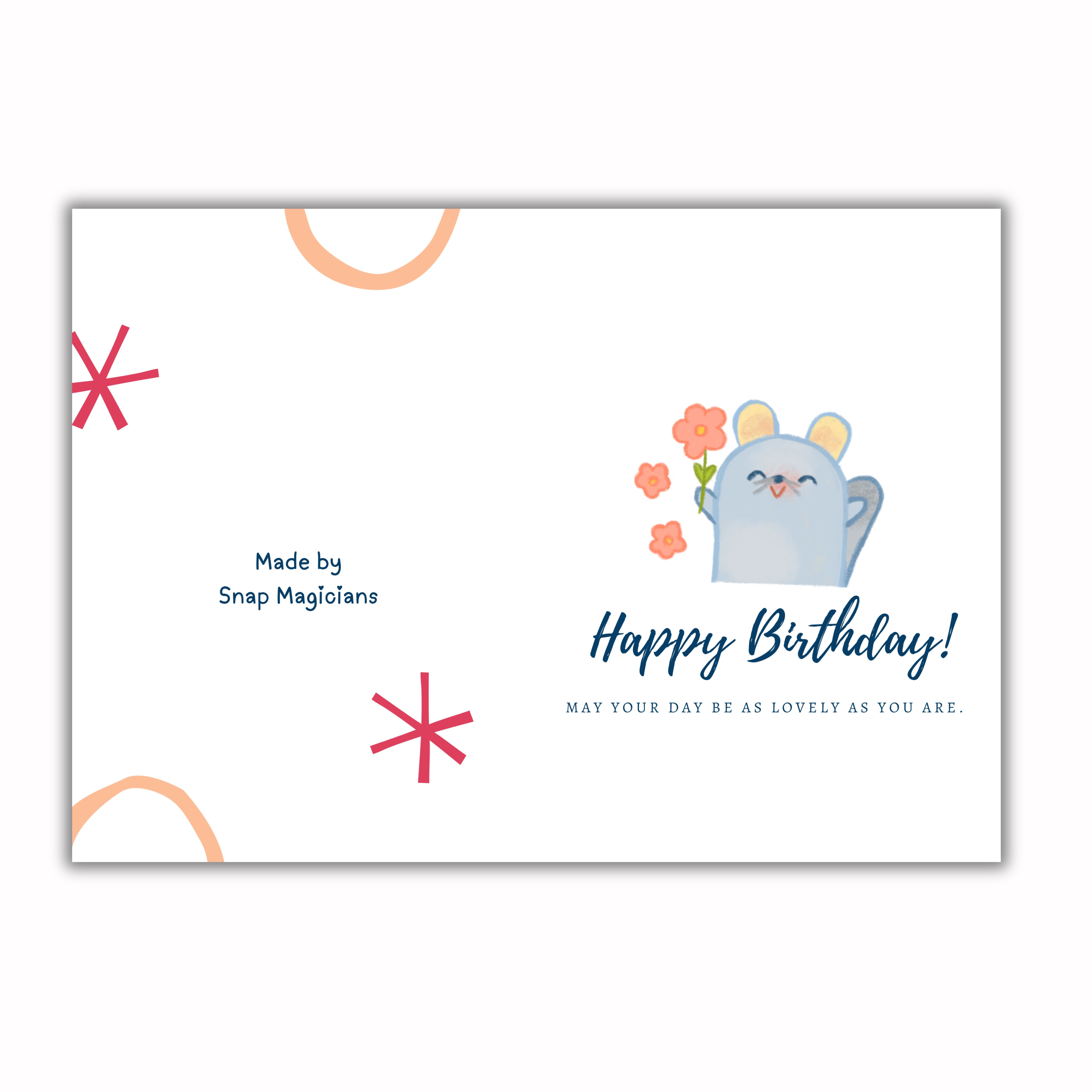 Set of 5 Birthday Foldable Cards