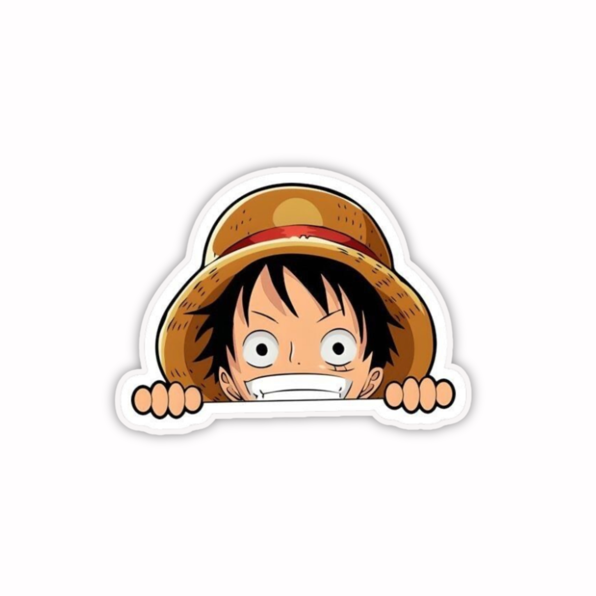 Luffy Peek Cute Sticker