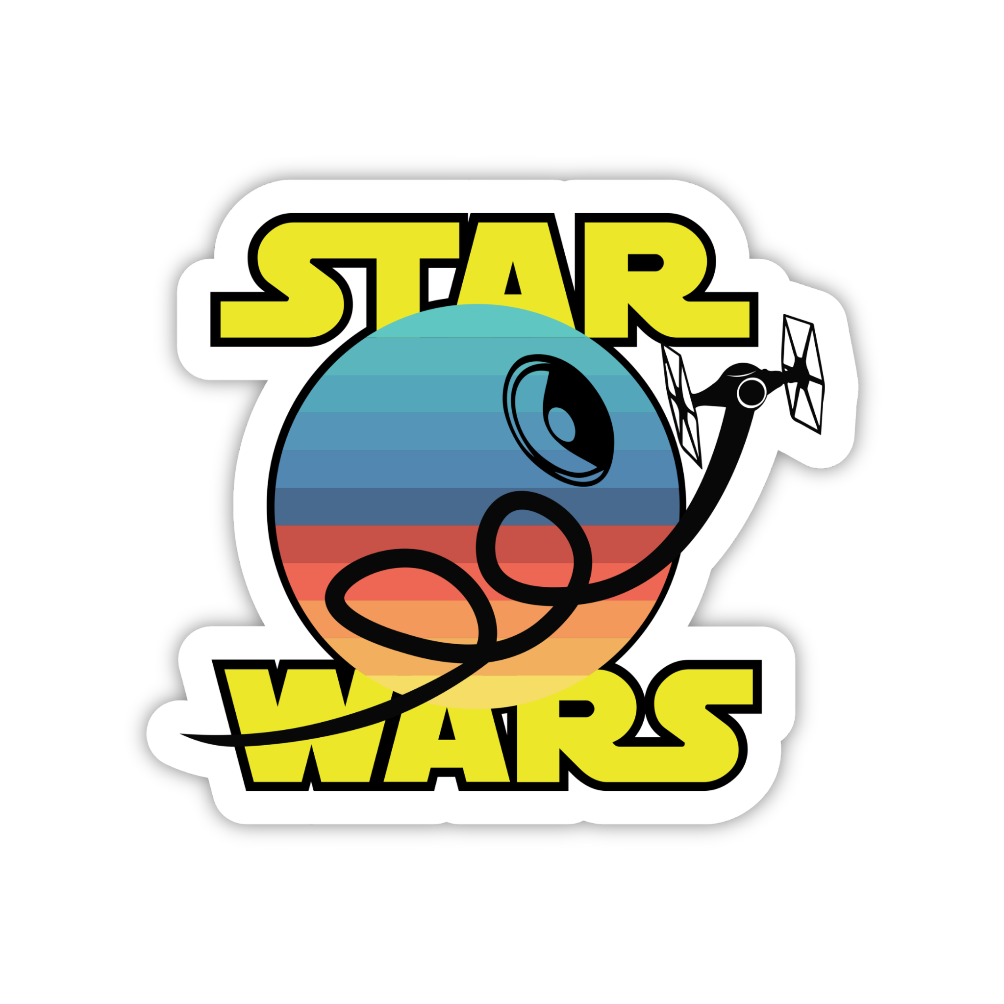 Star Wars Baby Yoda Style Sticker