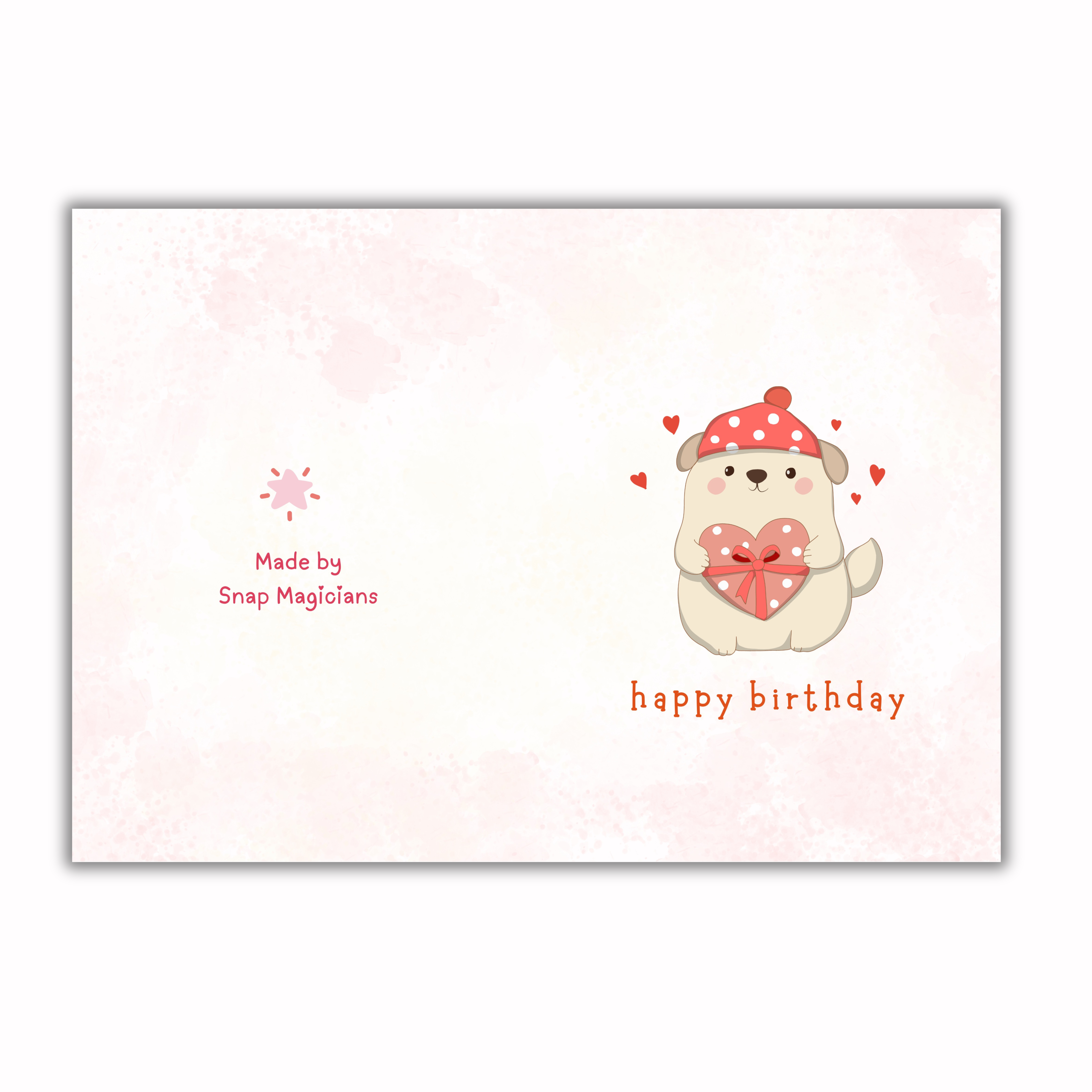 Set of 5 Birthday Foldable Cards