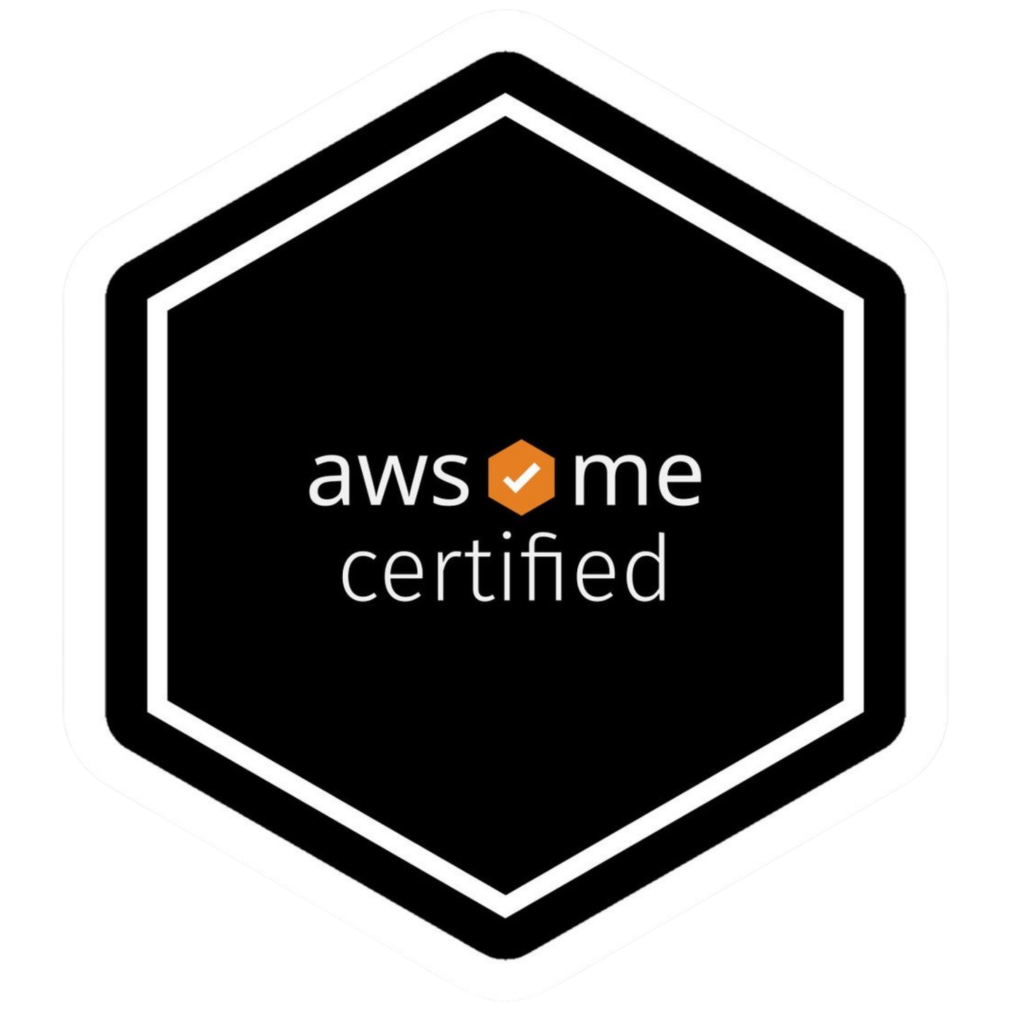 Coding Stickers - aws☑me certified" – AWSome Certified