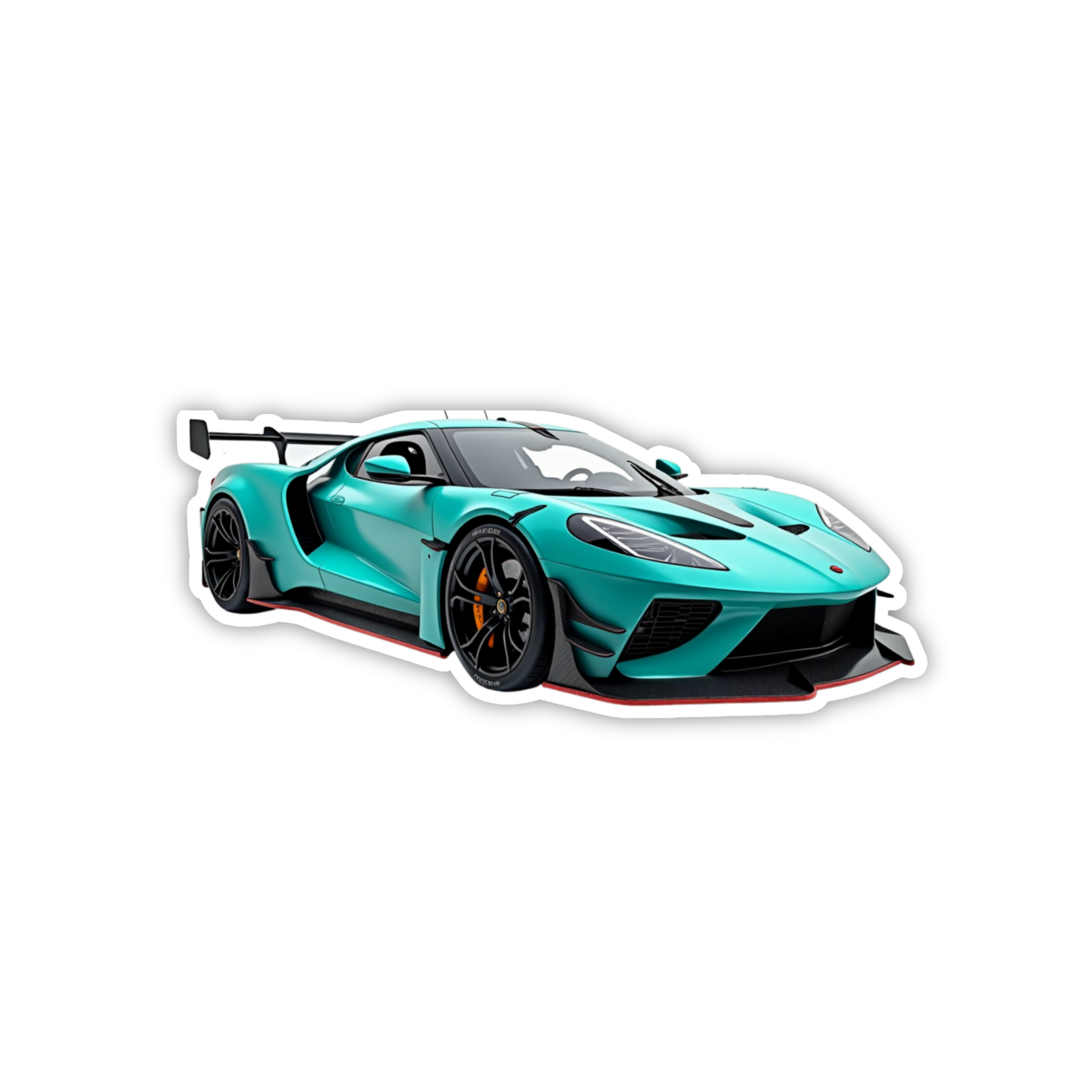 Hot Wheels Supercar Design #43 Premium Car Sticker