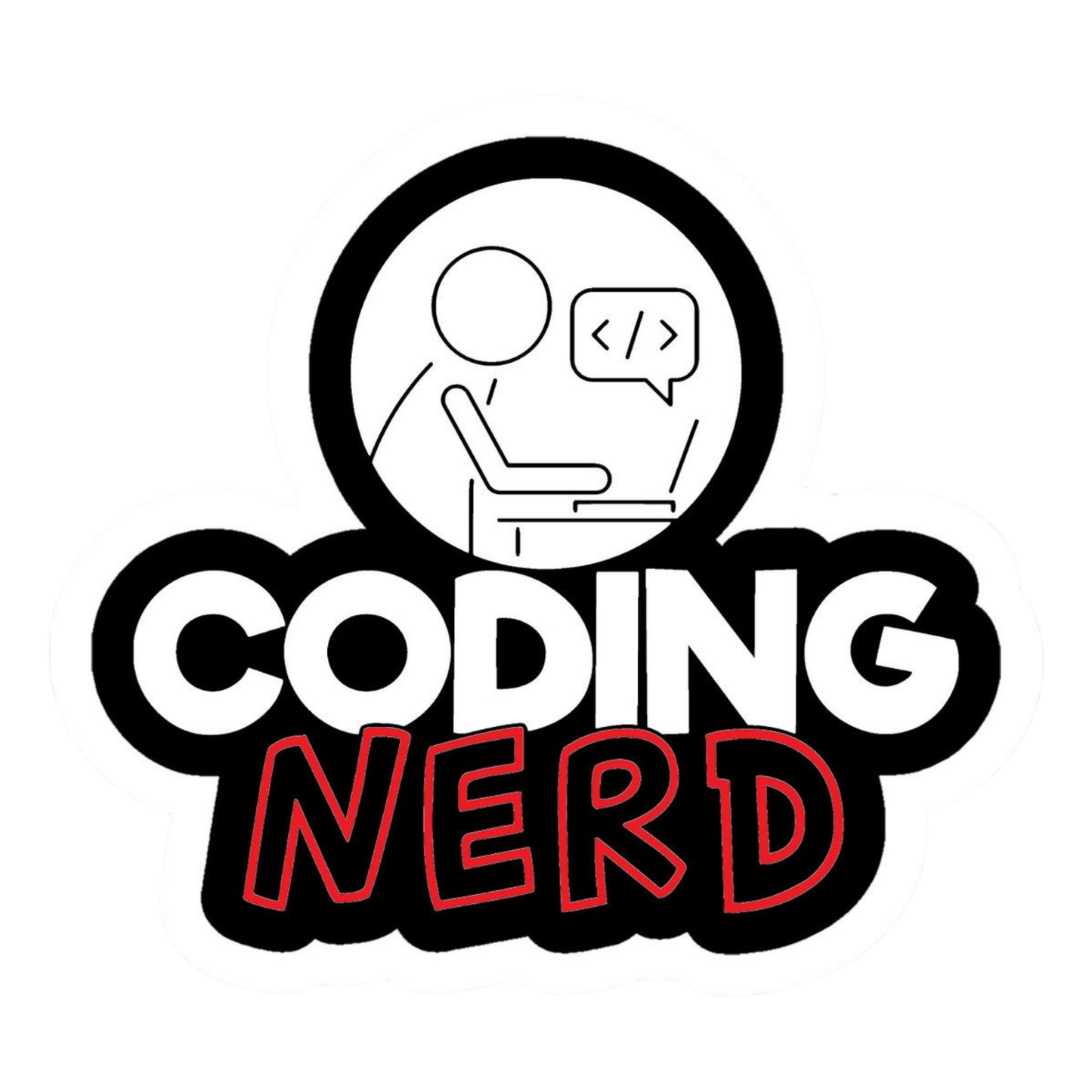 Coding Stickers - "Coding Nerd" – Coding Nerd