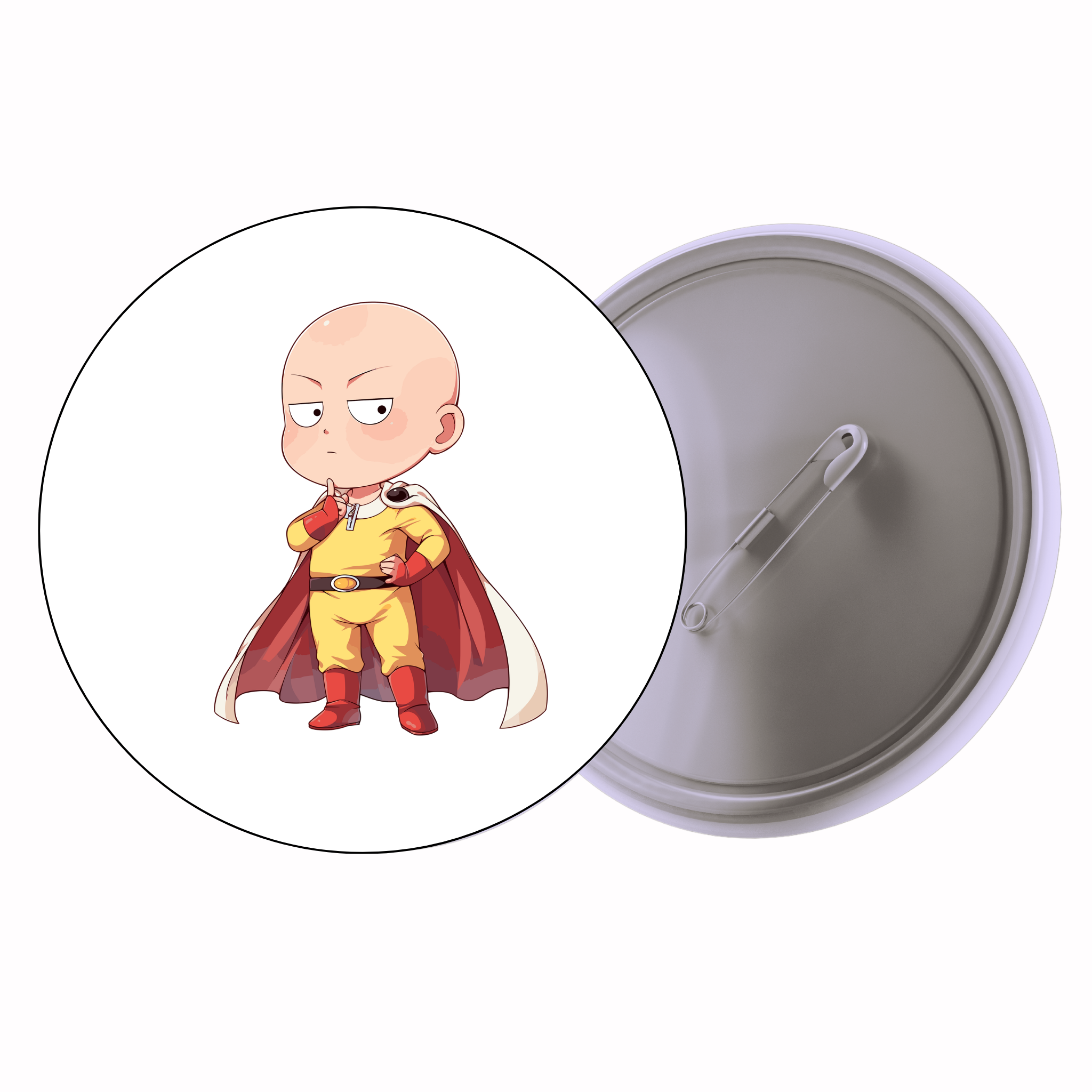 One Punch Man Saitama Anime Pin Badge