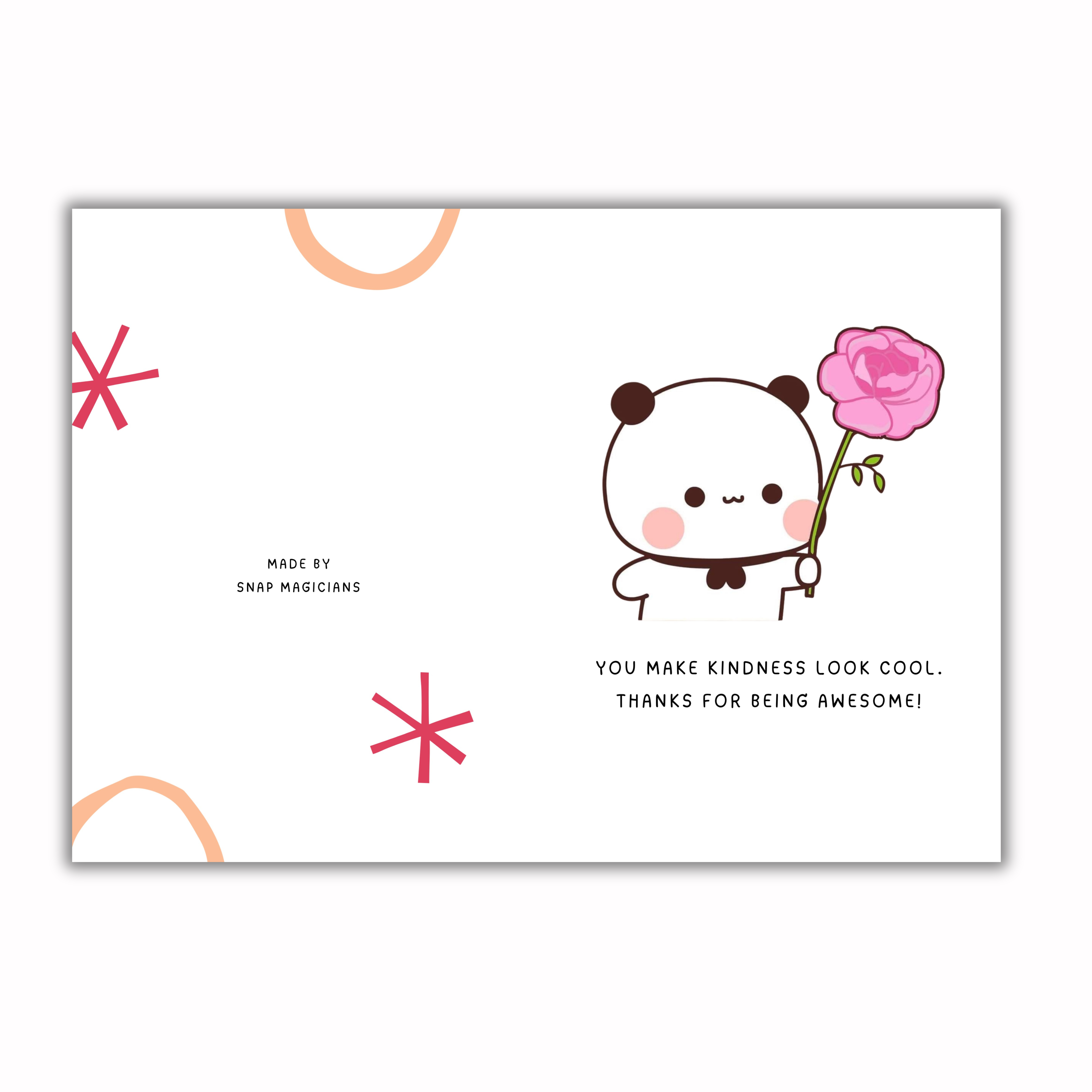 Set of 5 Thank YOU Foldable Cards