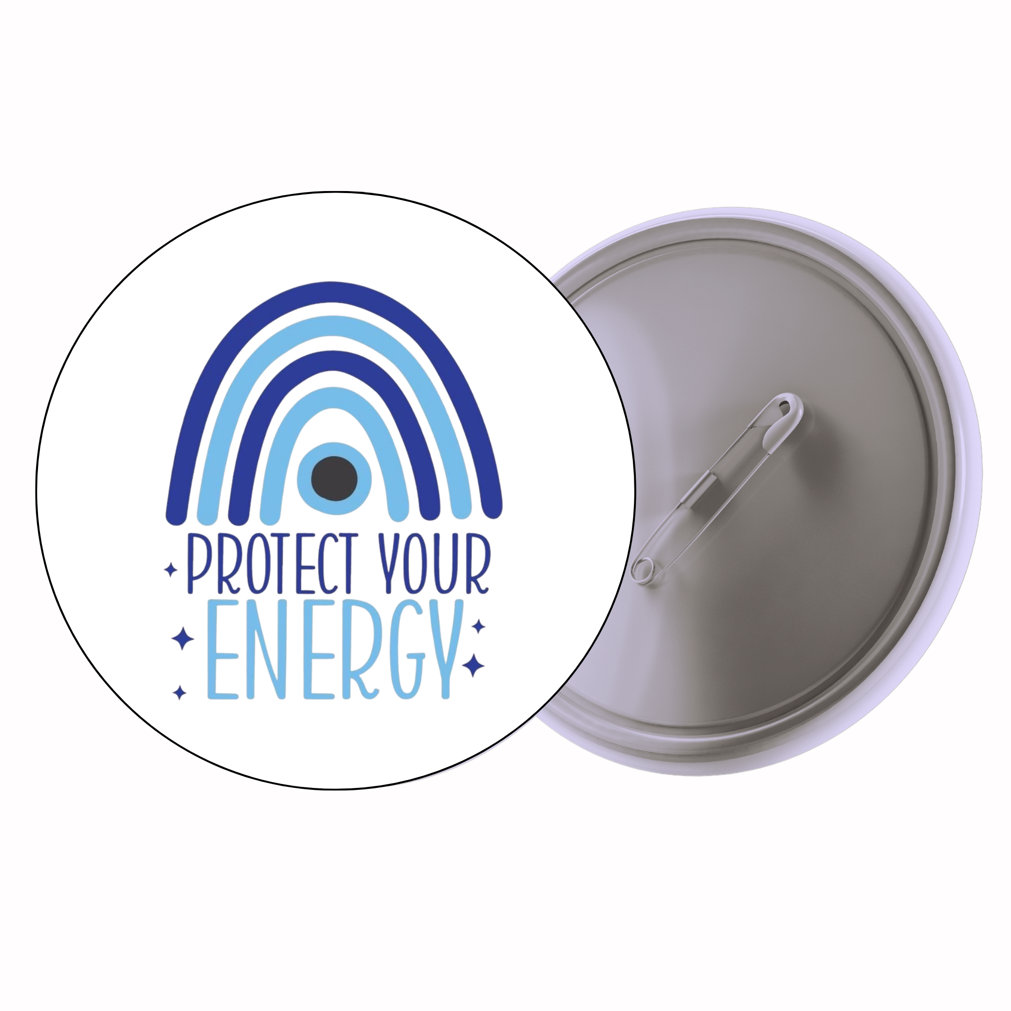 Protect Your Energy | Colorful Quote Badge