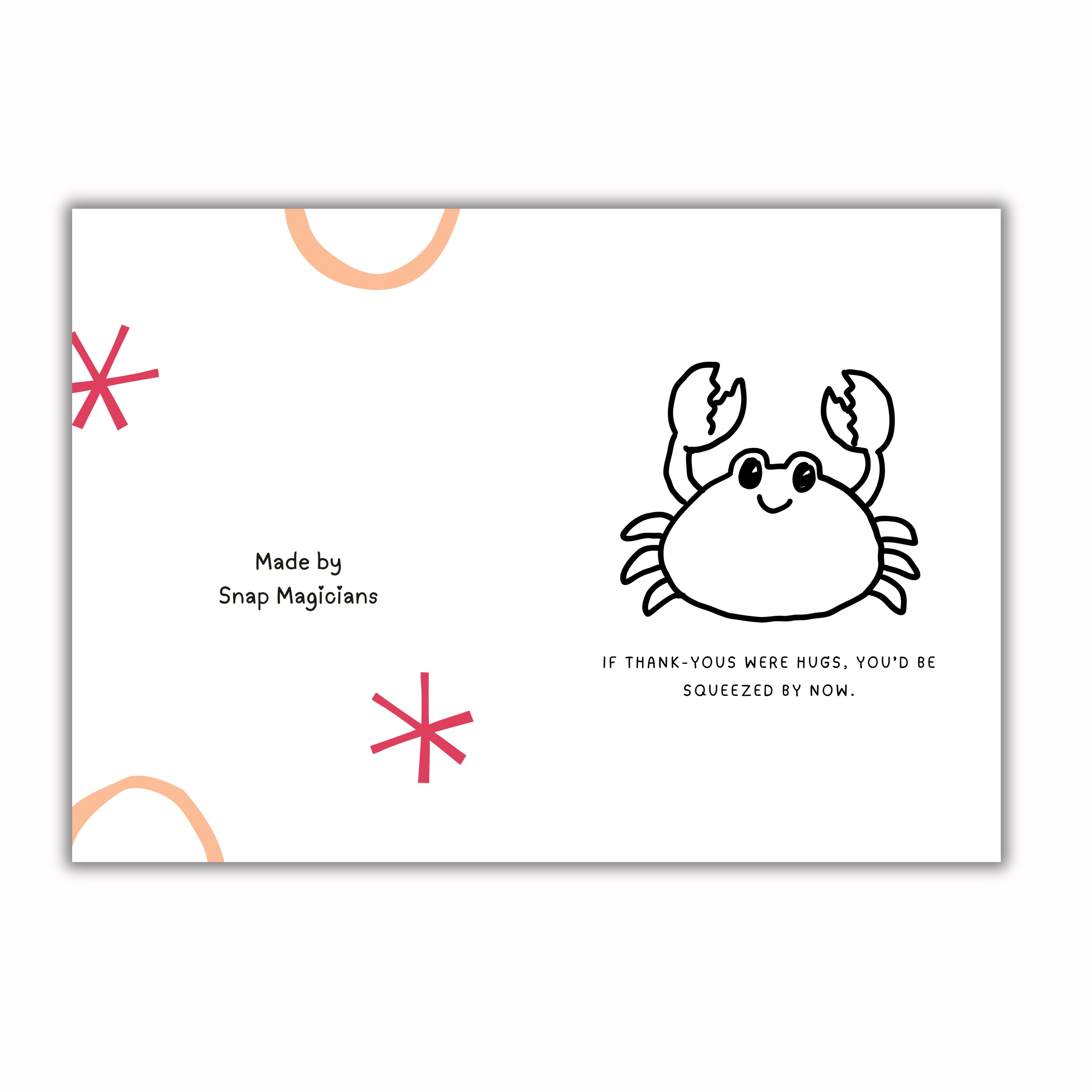Set of 5 Thank YOU Foldable Cards