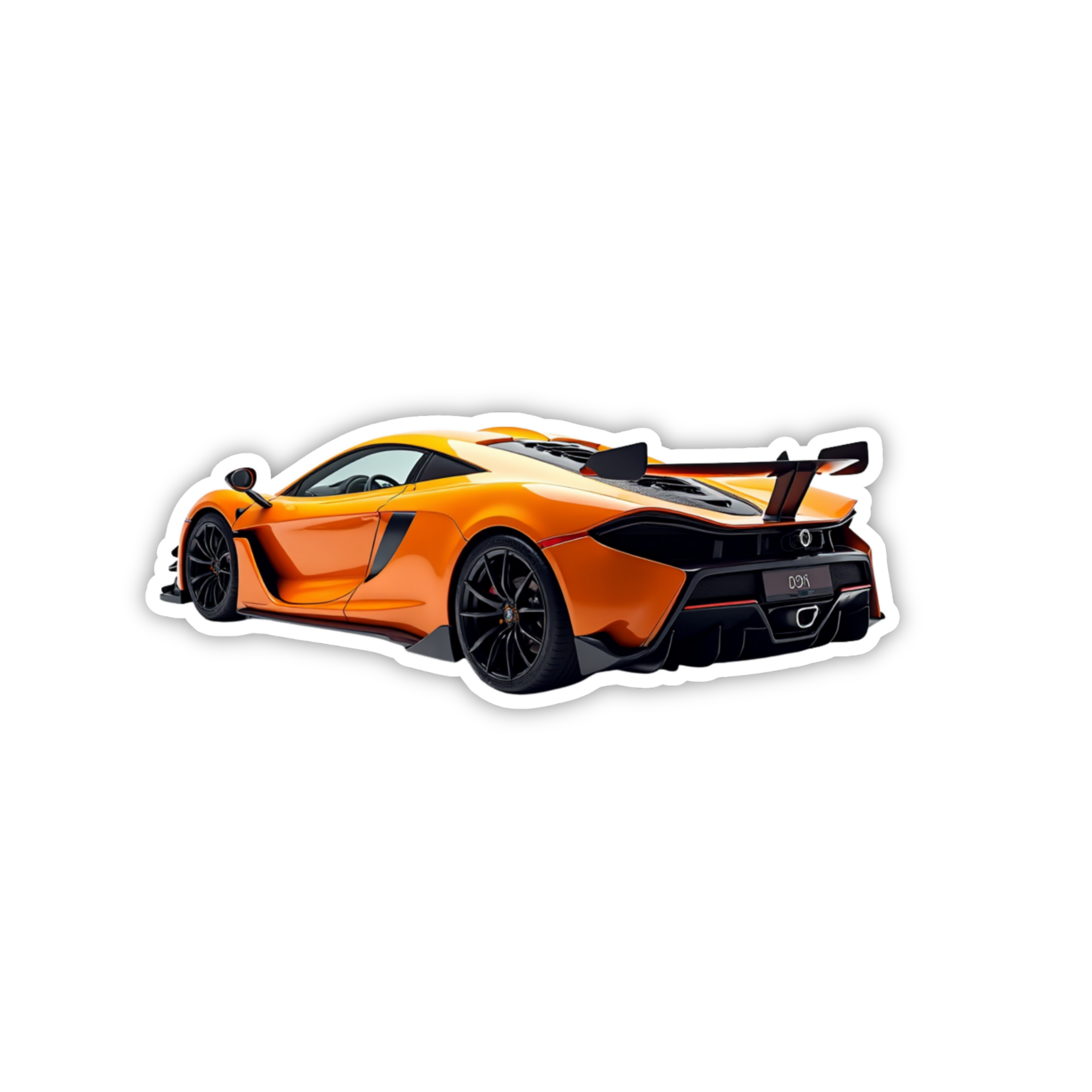 Hot Wheels Supercar Design #48 Premium Car Sticker