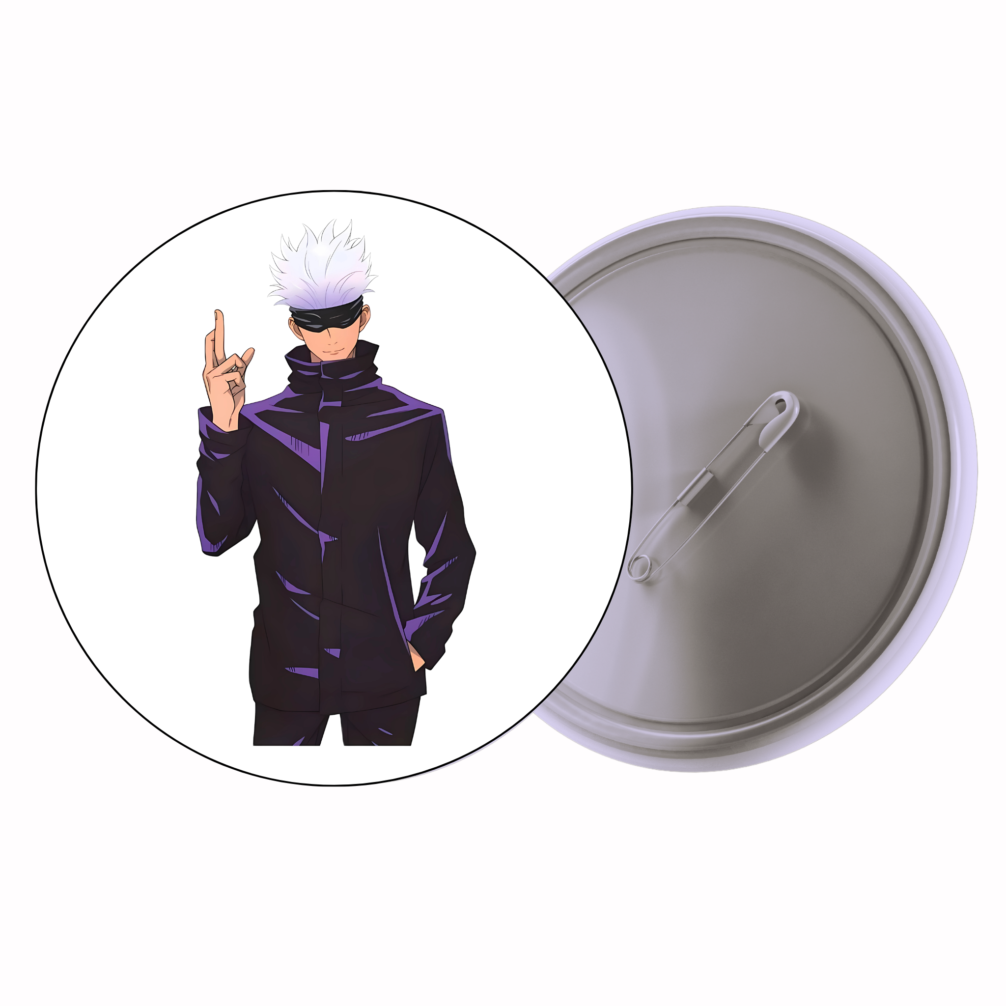 Jujutsu Kaisen Satoru Gojo Full Body Anime Pin Badge