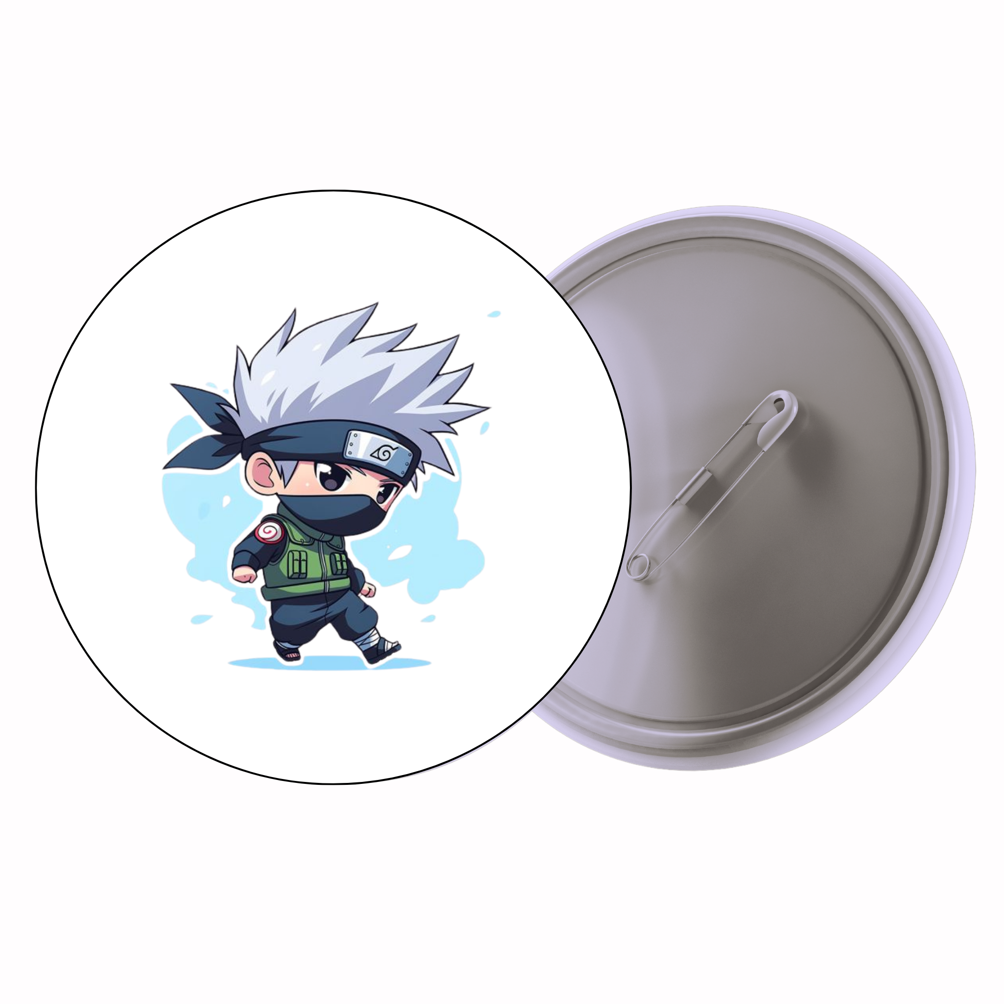 Naruto Kakashi Hatake Blue Aura (Chibi) Anime Pin Badge