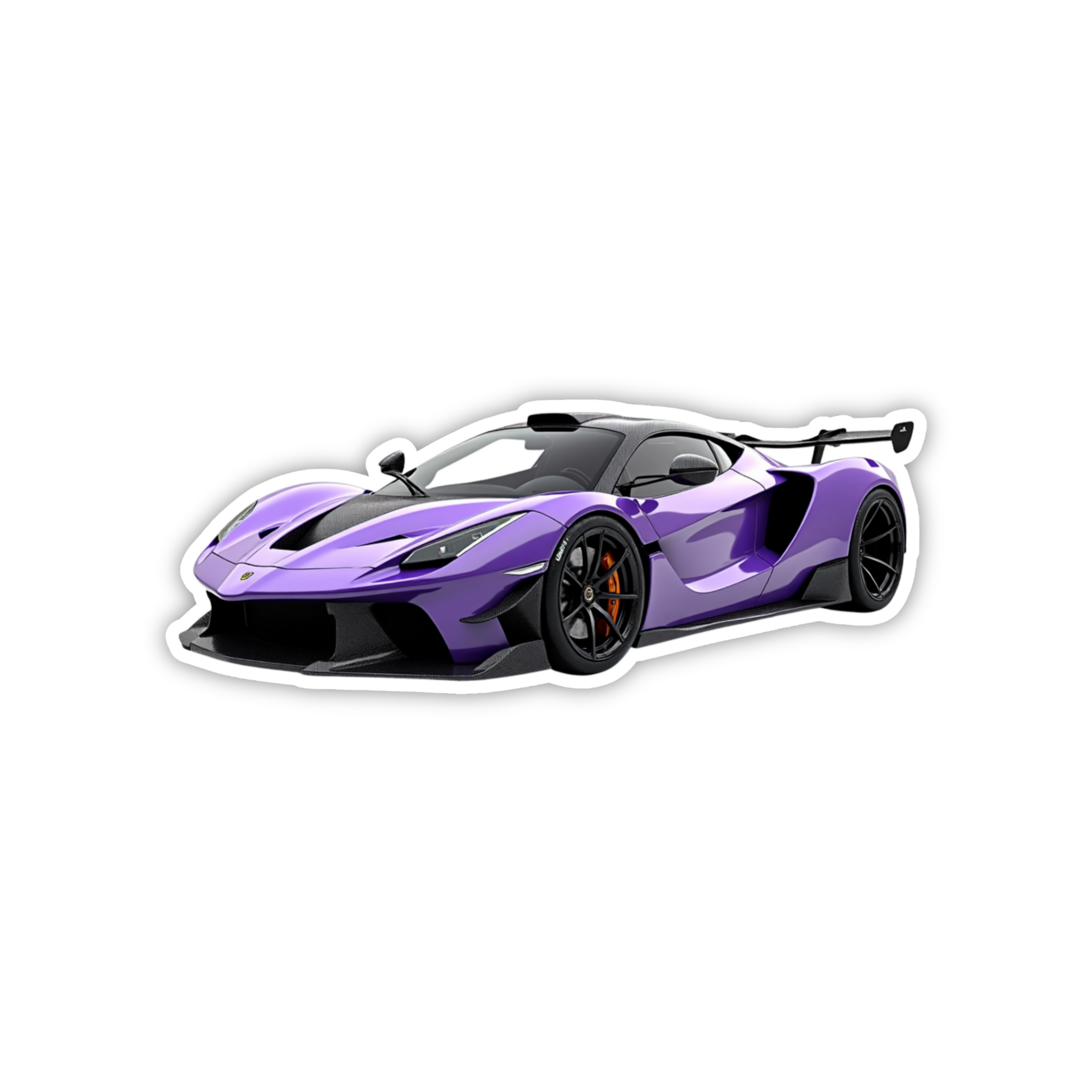 Hot Wheels Supercar Design #49 Premium Car Sticker