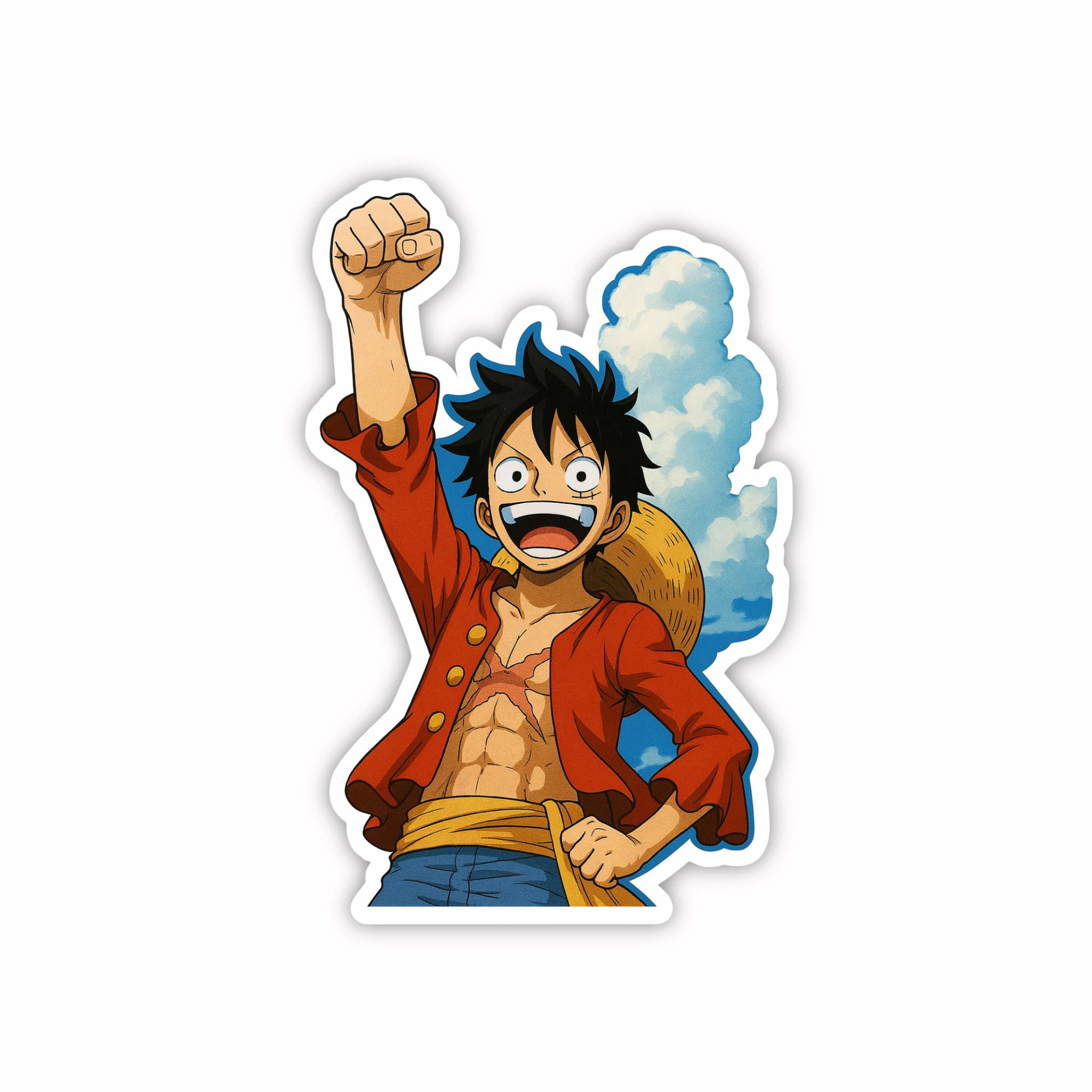 Ace Fire Power Pose Sticker