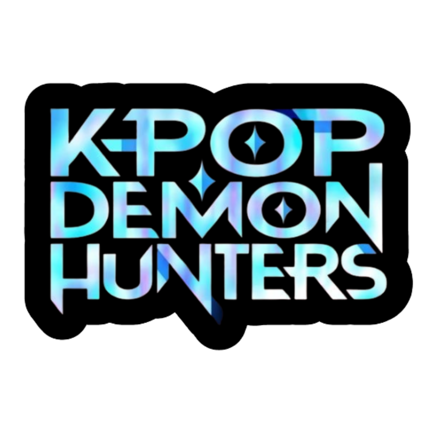 K-pop Stickers - K-POP DEMON HUNTERS (Holographic Logo)
