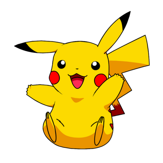 Pokemon Stickers - Chubby Cute Pikachu
