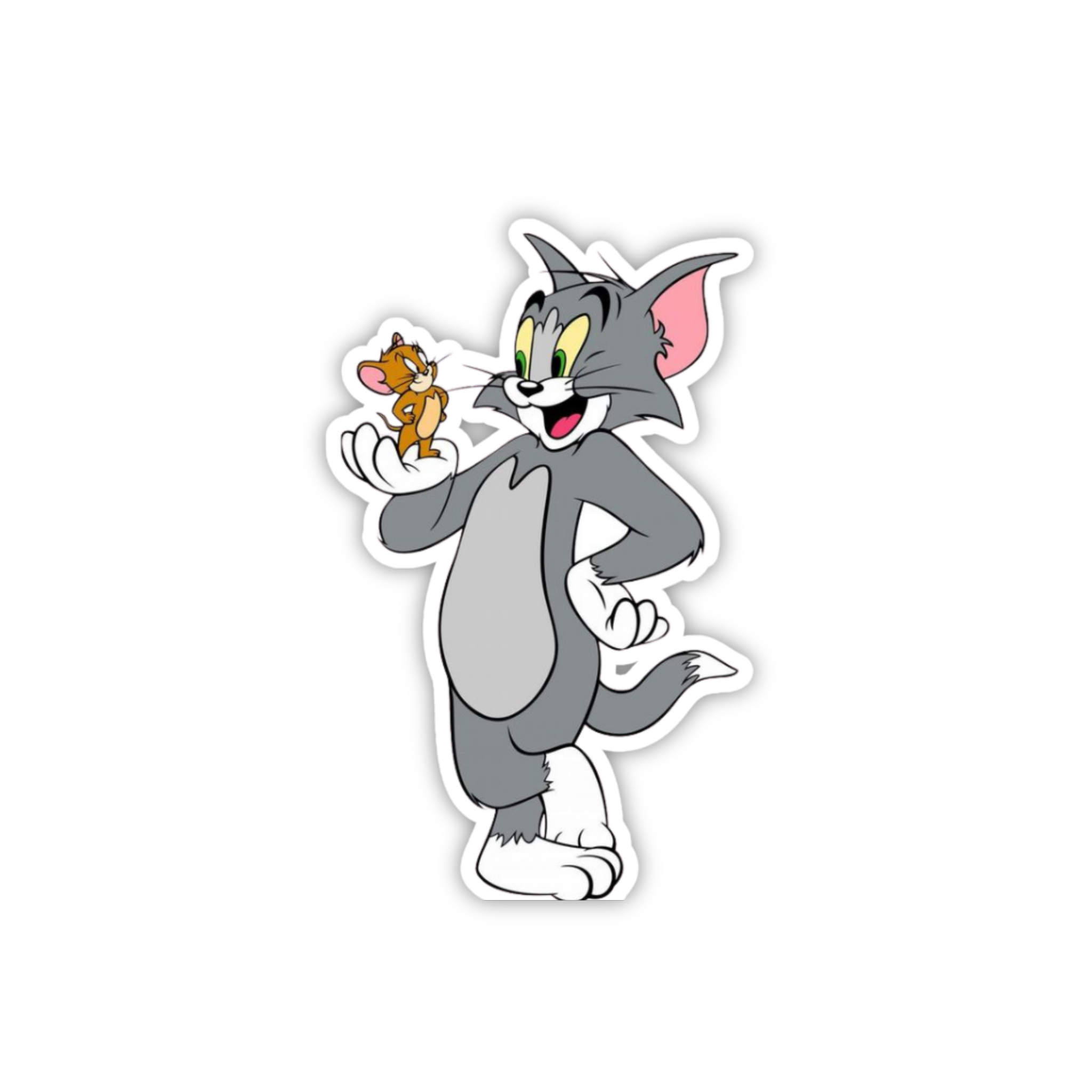 Tom Flower Pose Sticker