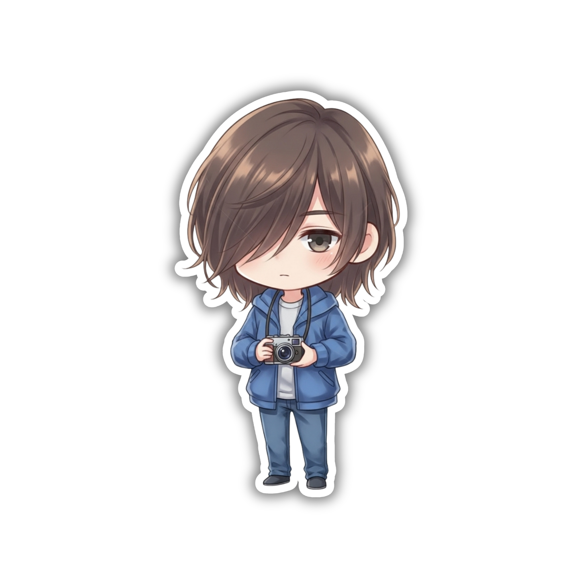 Soft Boy Aesthetic Character Vinyl Sticker | Stranger Things Aesthetic Laptop Decal | Snap Magicians