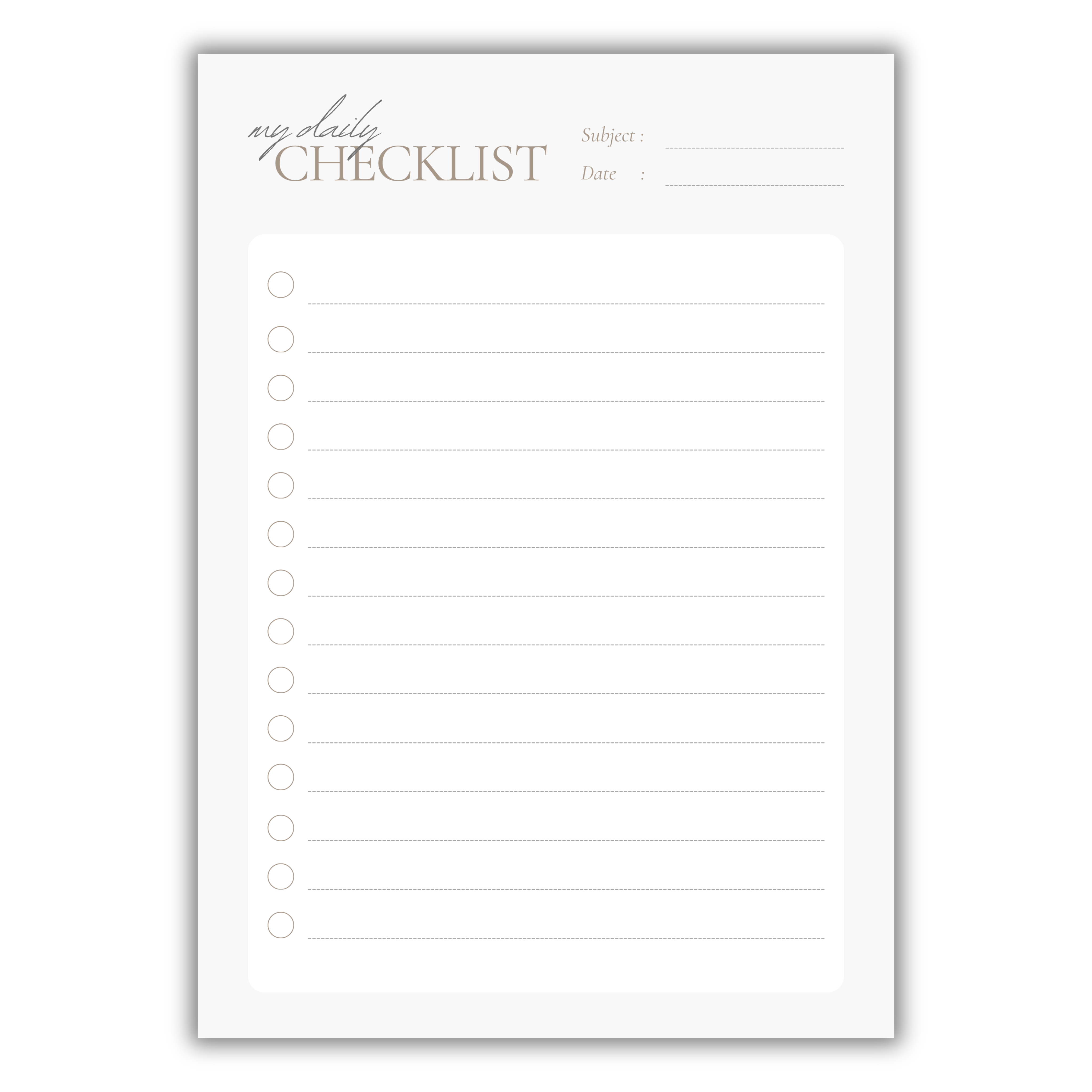 A4 Big Magnetic Planner