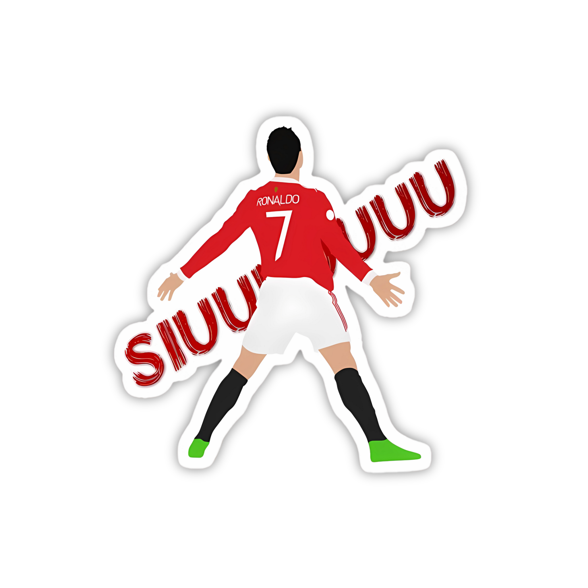 Ronaldo SIUU Celebration Sticker