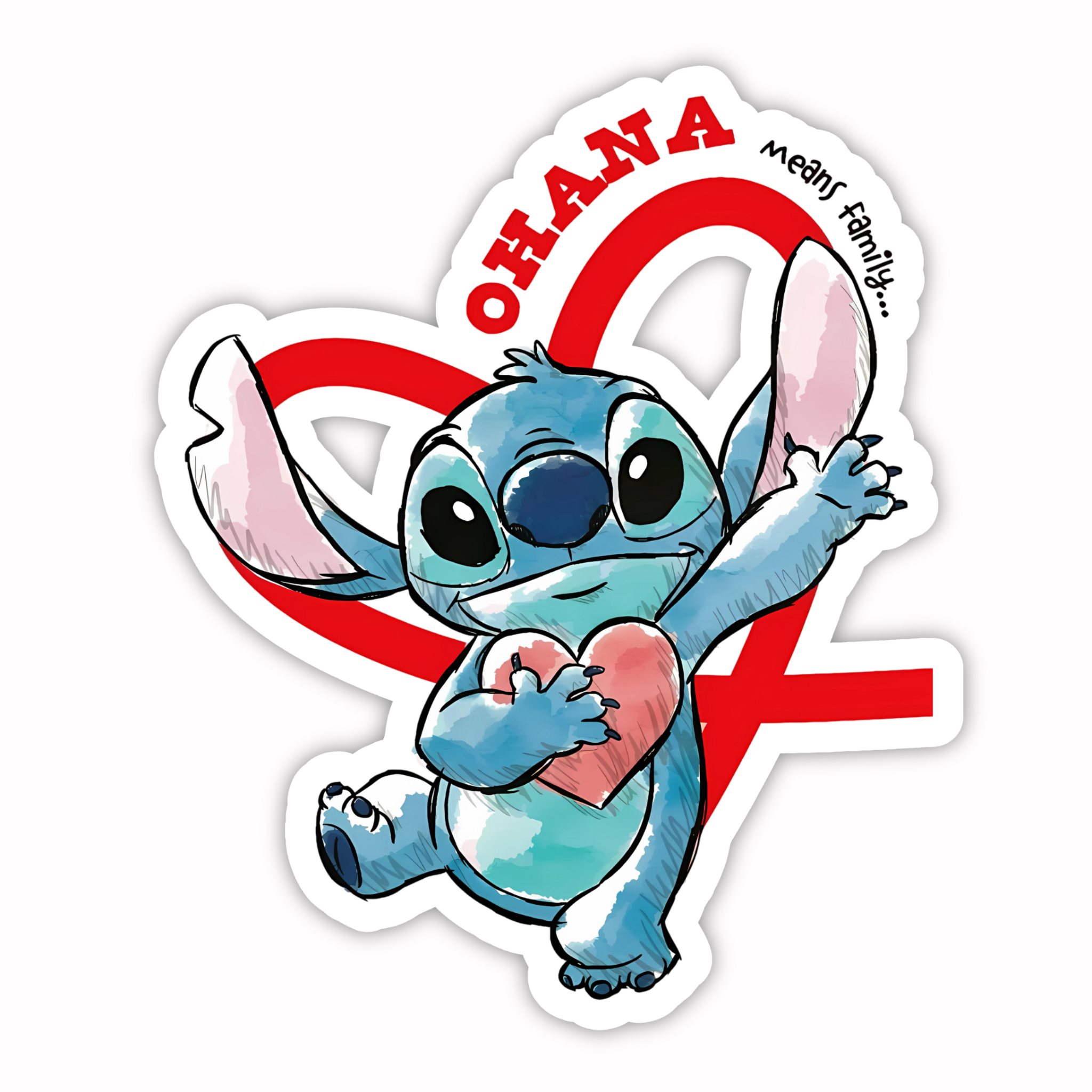Ohana Stitch Logo Sticker