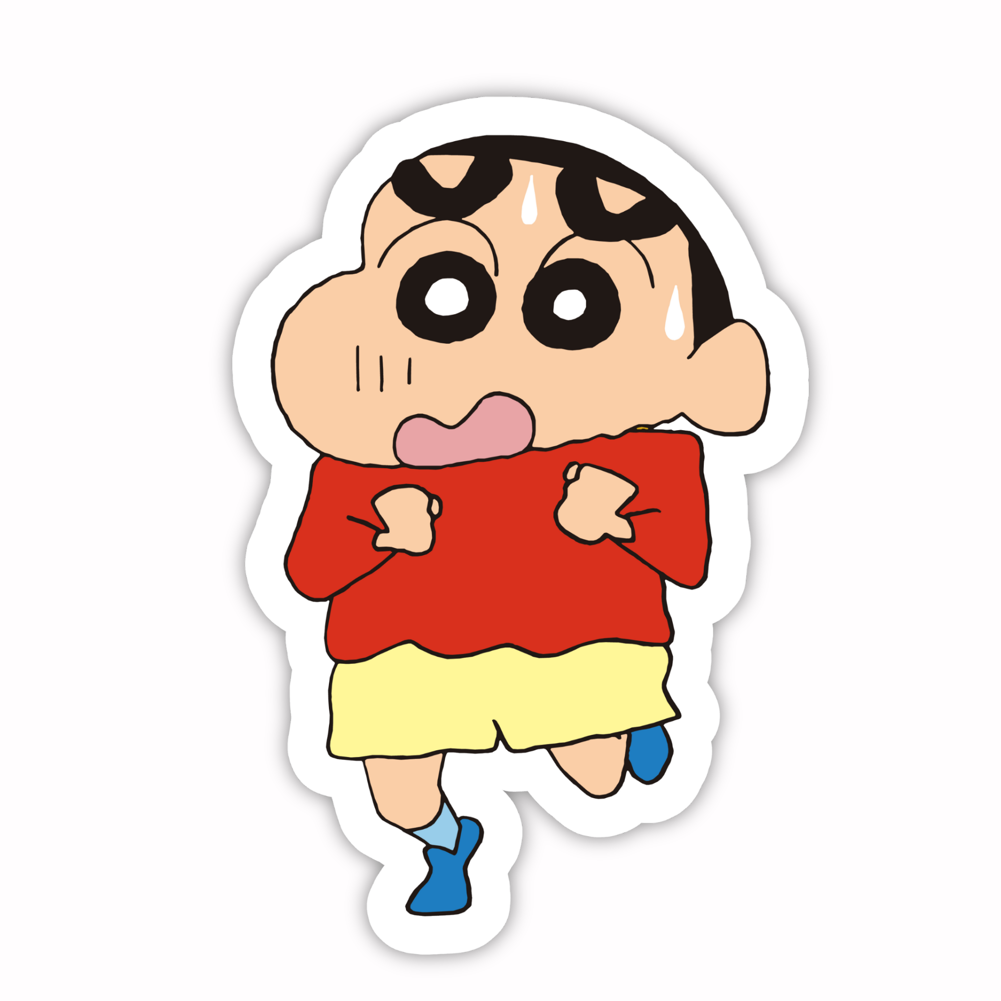 Shinchan Walking Mood Sticker